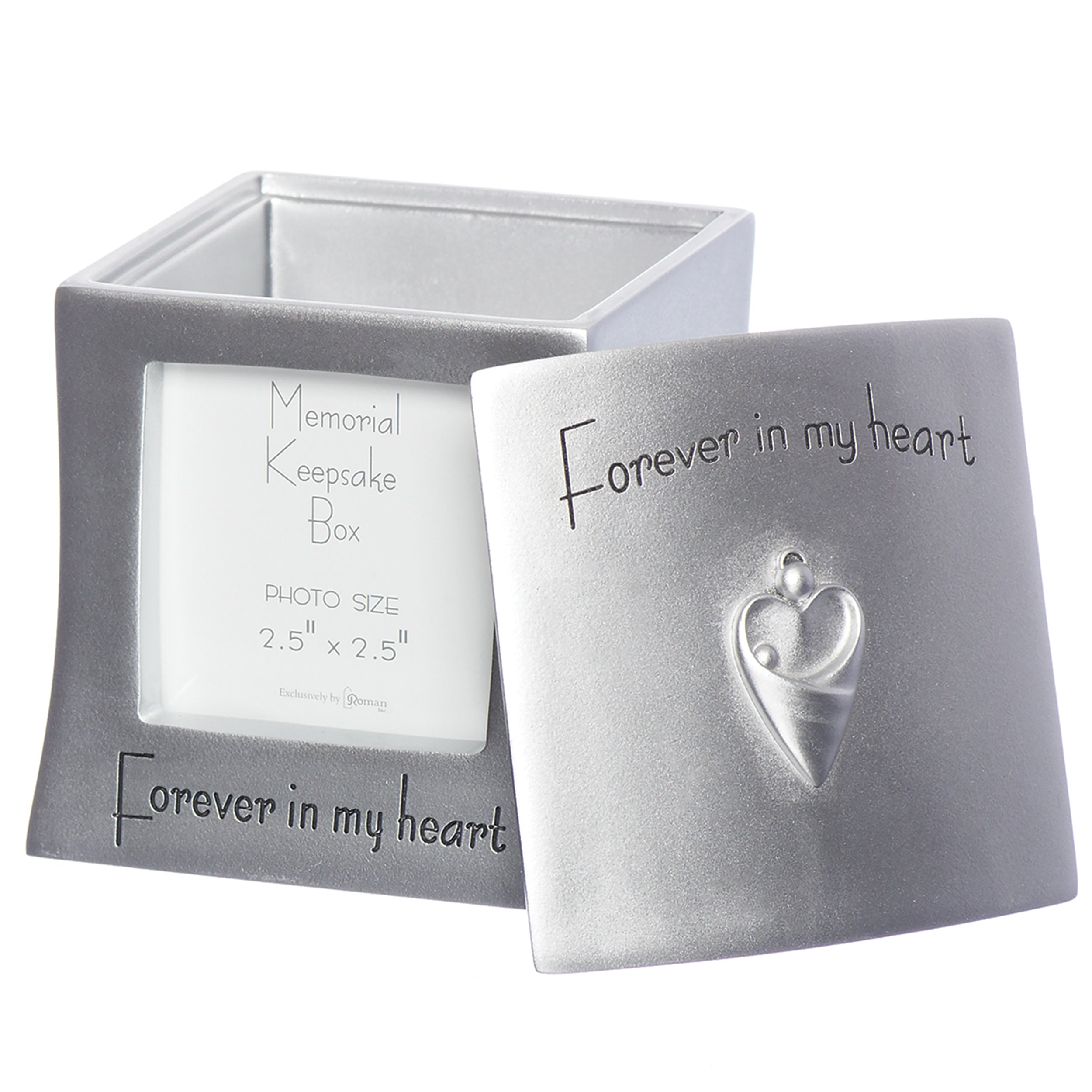 Forever in My Heart Memorial Keepsake Box with Frame