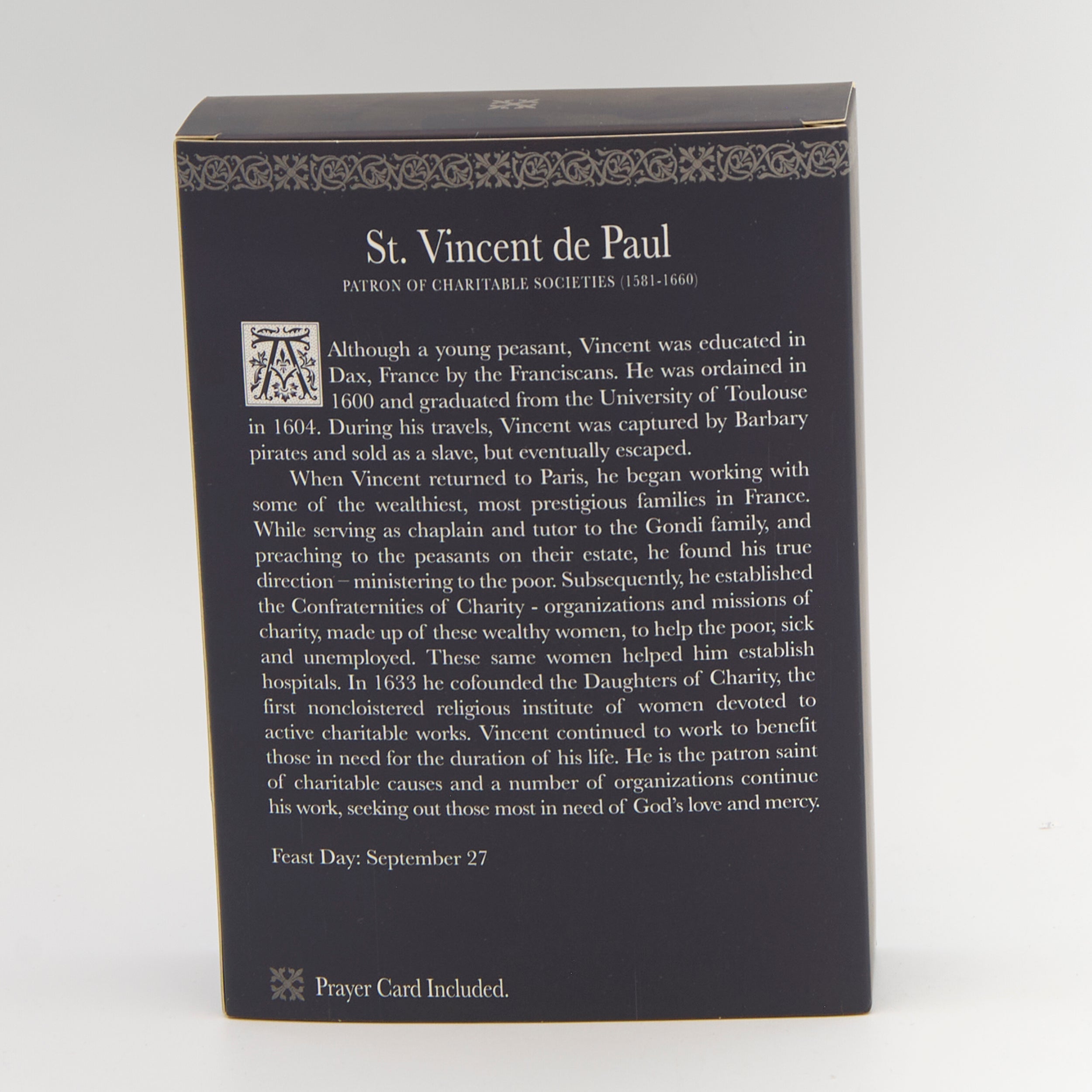 St. Vincent de Paul Figure – Patrons & Protectors