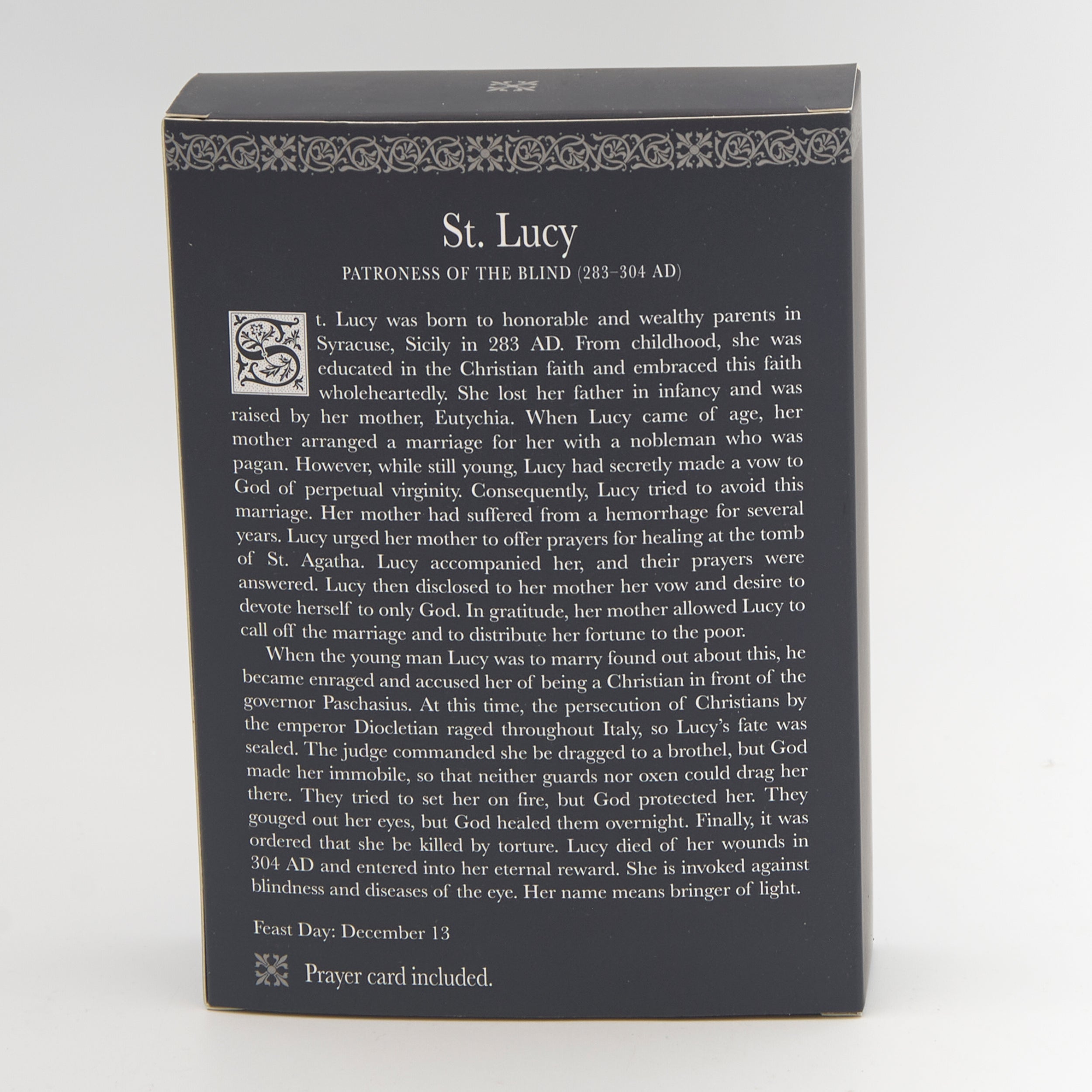 St. Lucy Figure – Patrons & Protectors