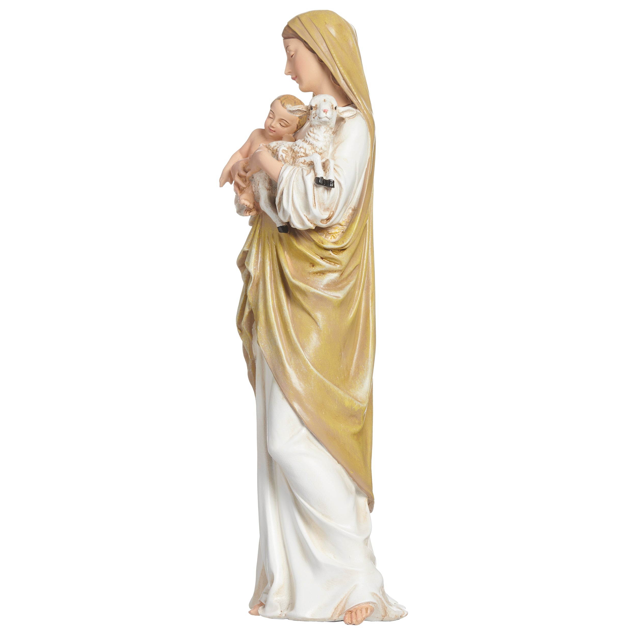 Joseph's Studio Madonna & Child with Lamb Figure – Renaissance Collection