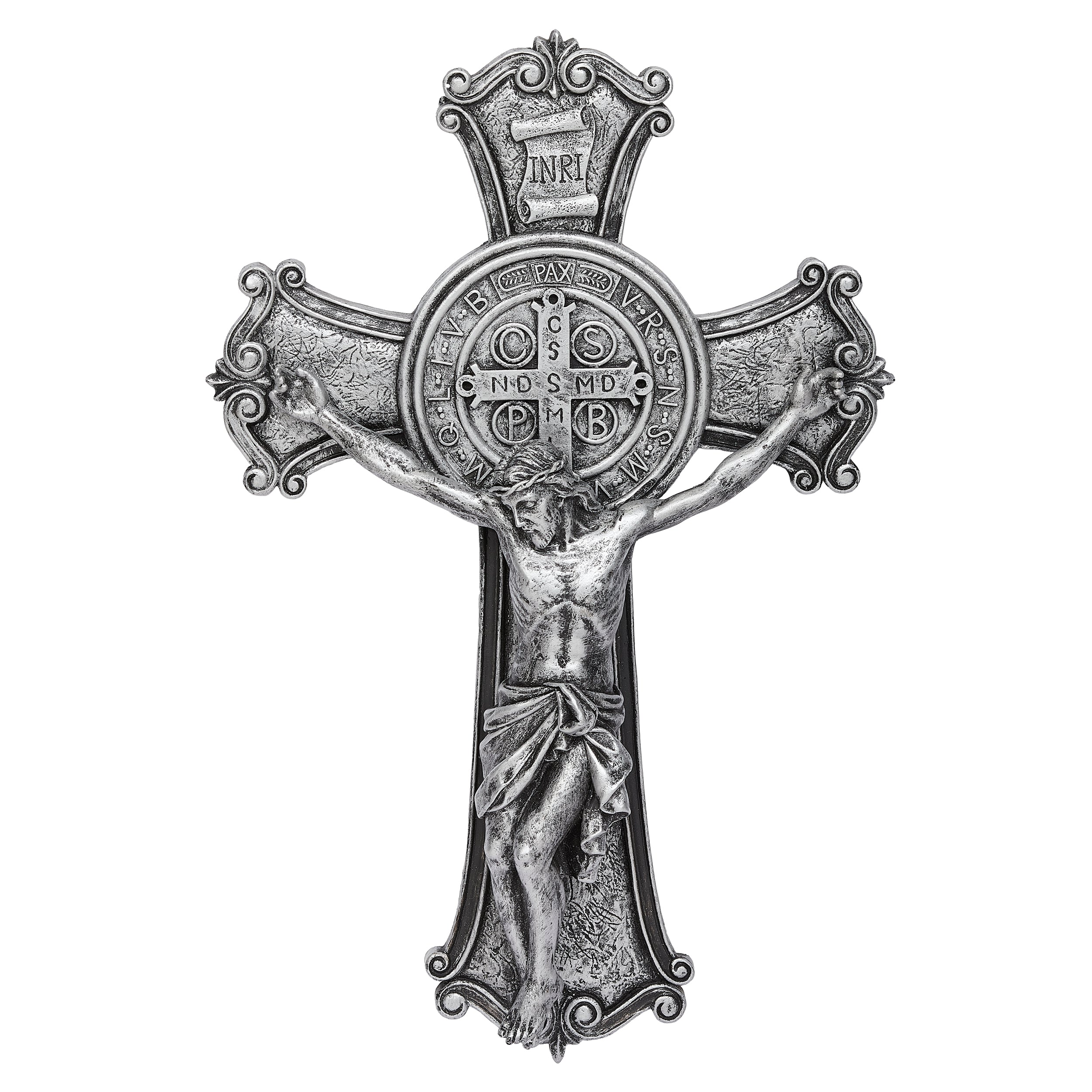 Joseph's Studio St. Benedict Two-Tone Crucifix