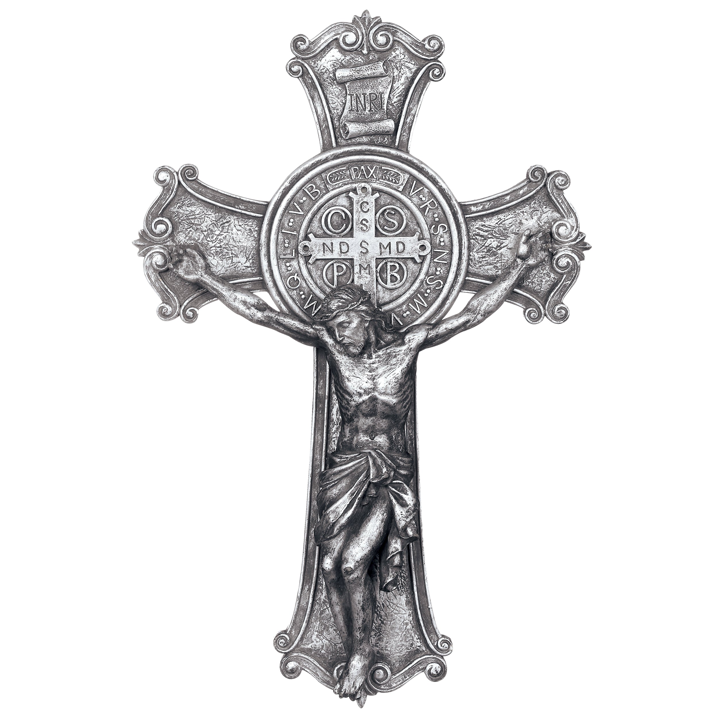 Joseph's Studio St. Benedict Two-Tone Crucifix