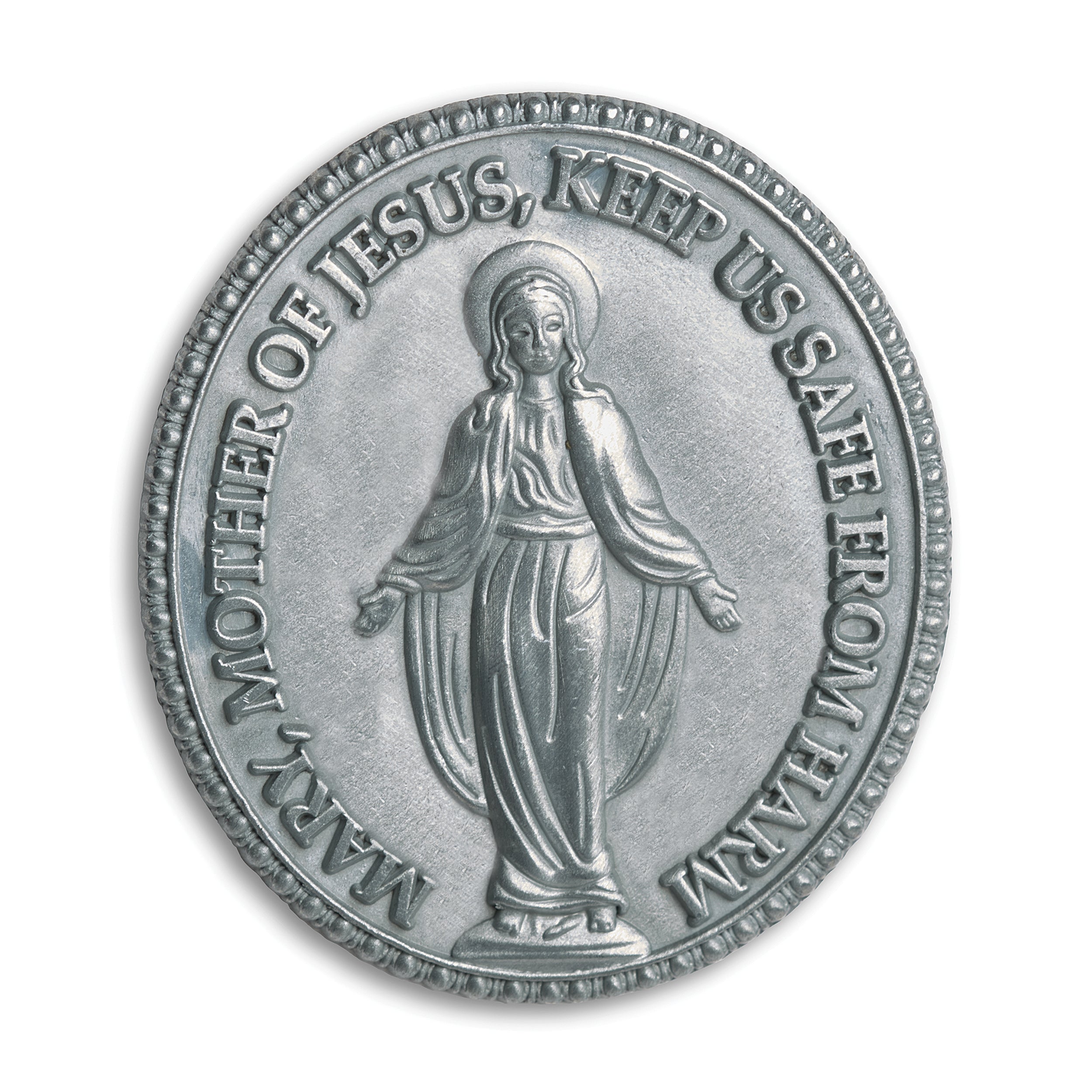 Protective Mary Mother of Jesus Visor Clip