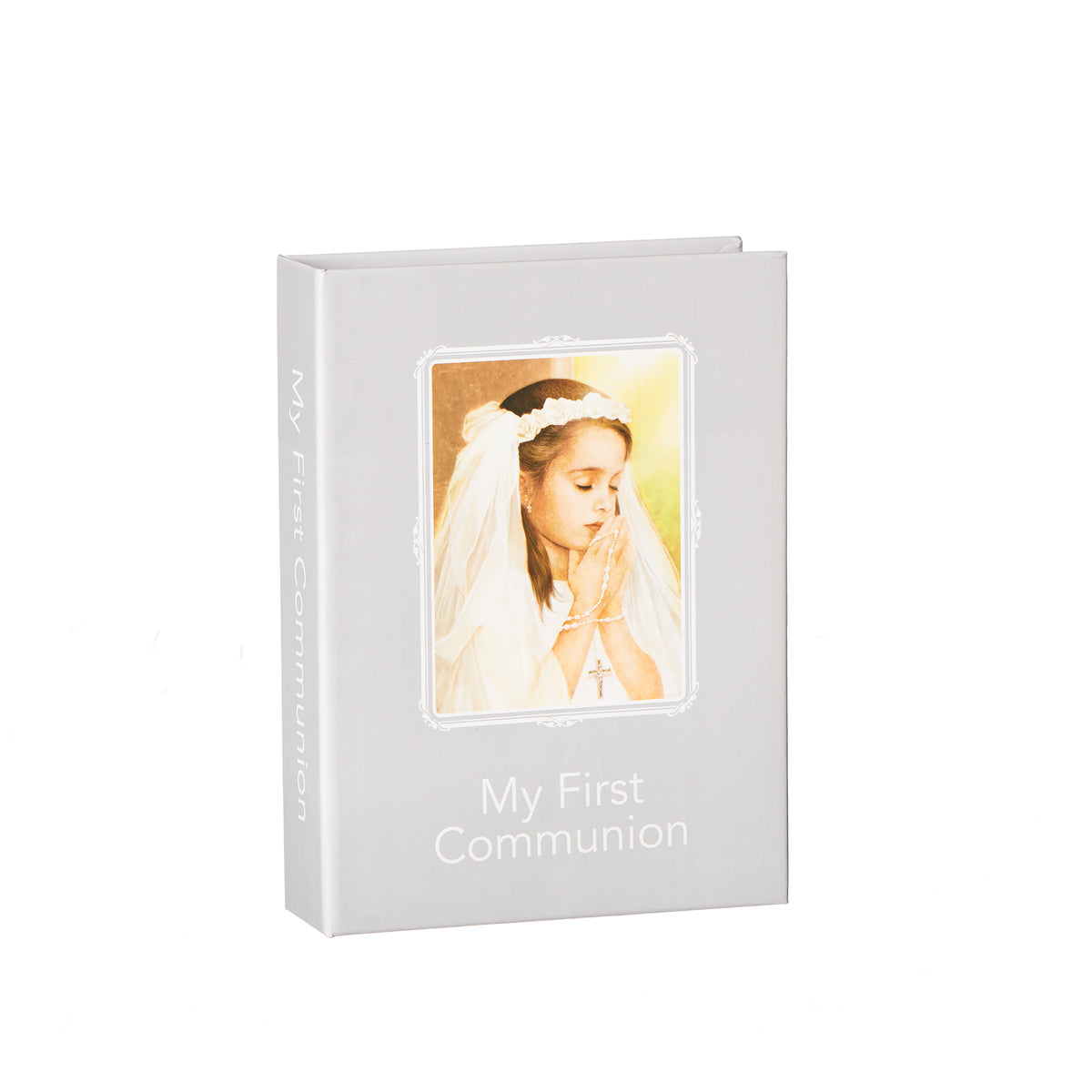 Closed Joseph's Studio First Communion Folder Set for girls featuring a First Communion image on the front cover
