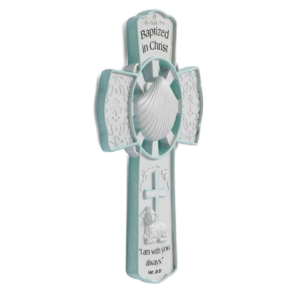 Baptized in Christ Wall Cross
