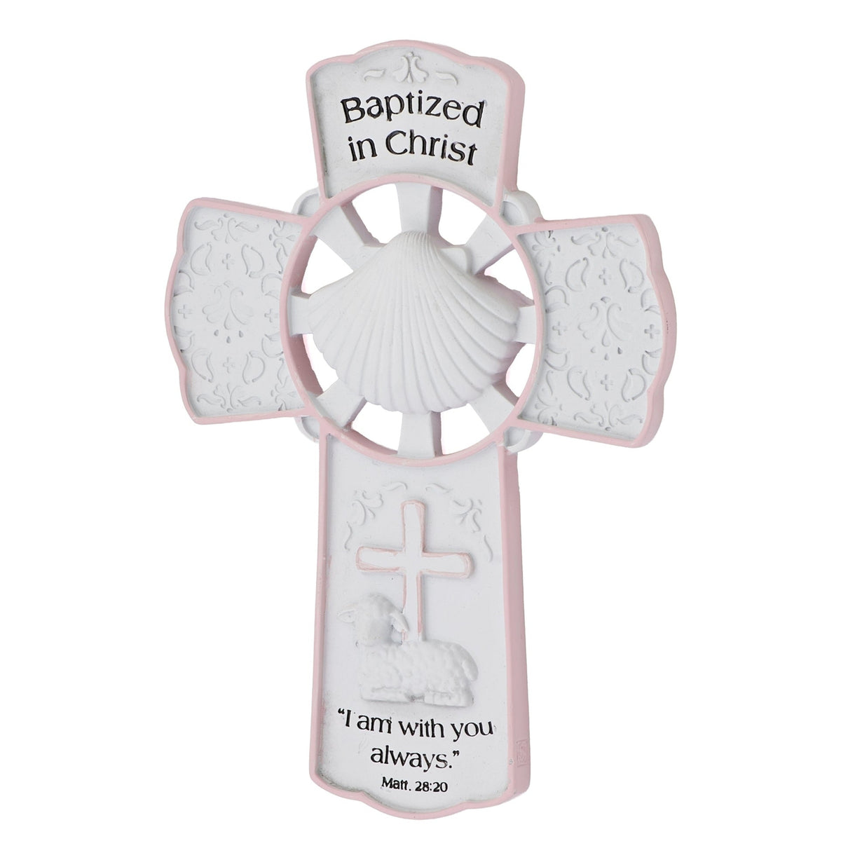 Baptized in Christ Wall Cross