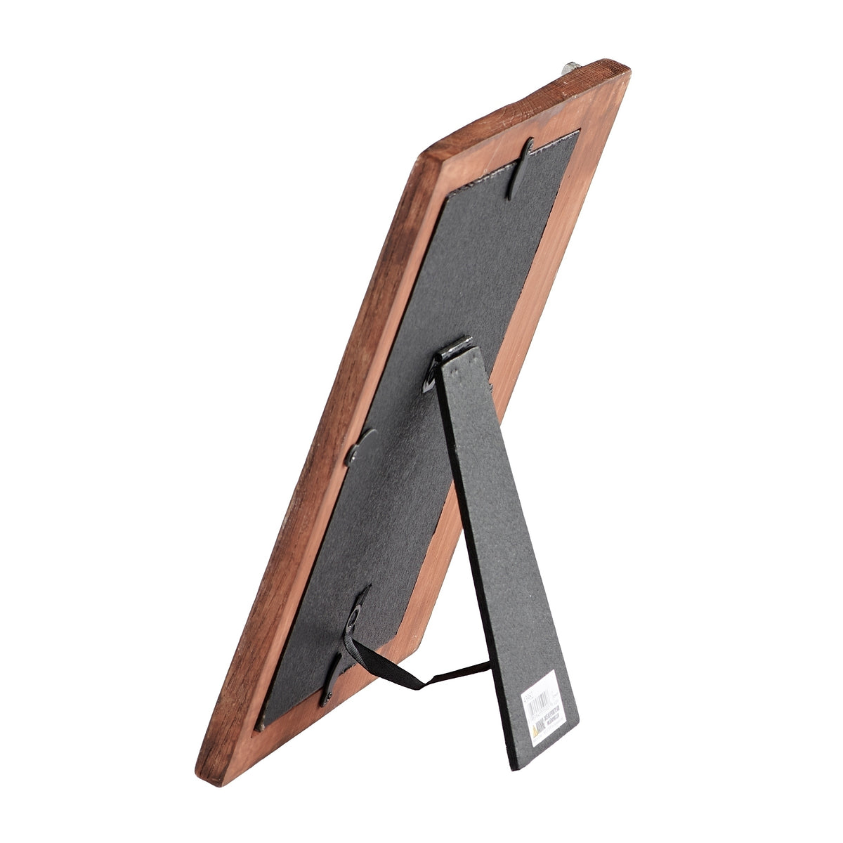 Confirmation rope cross picture frame side view with easel stand