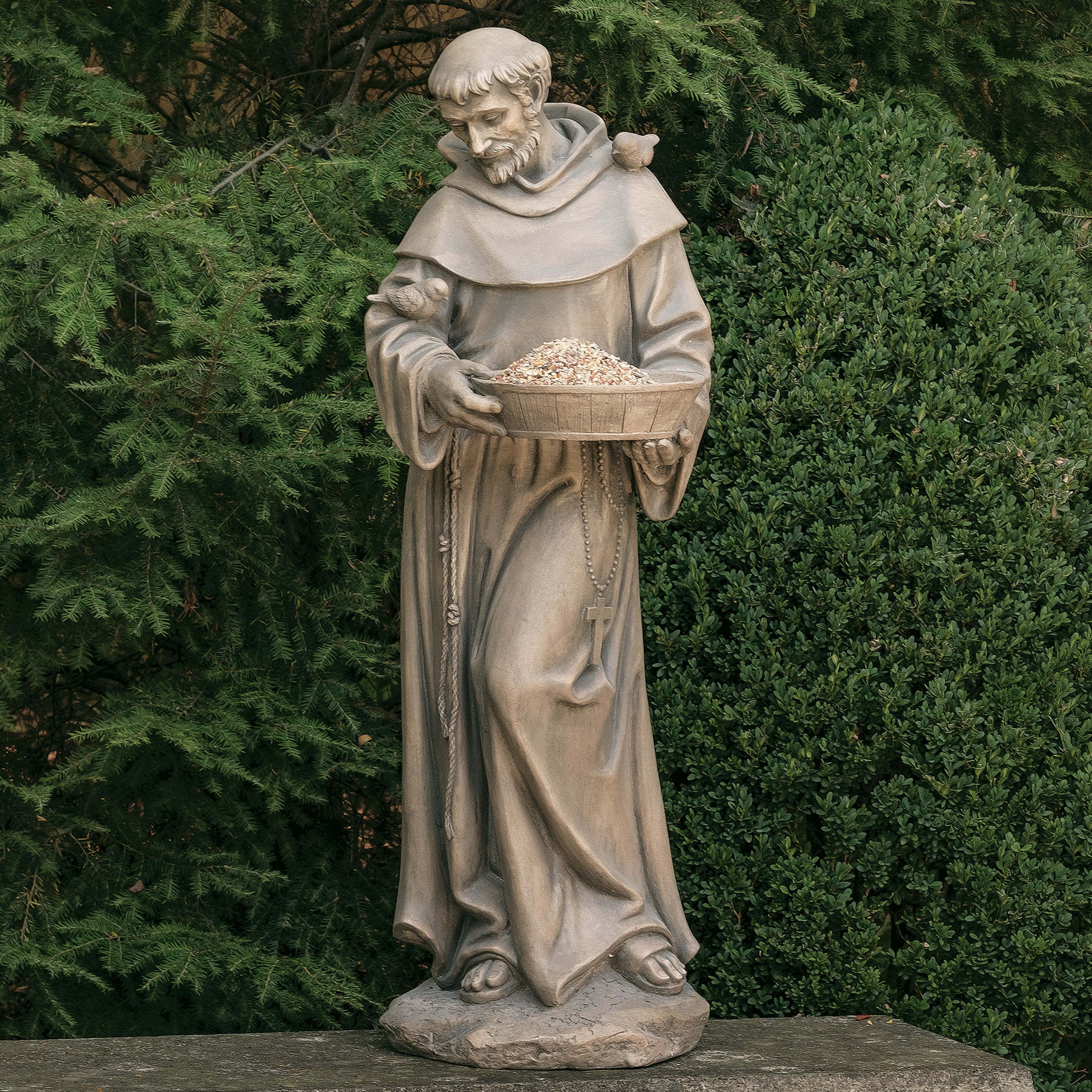 Joseph’s Studio St. Francis Bird Feeder Statue