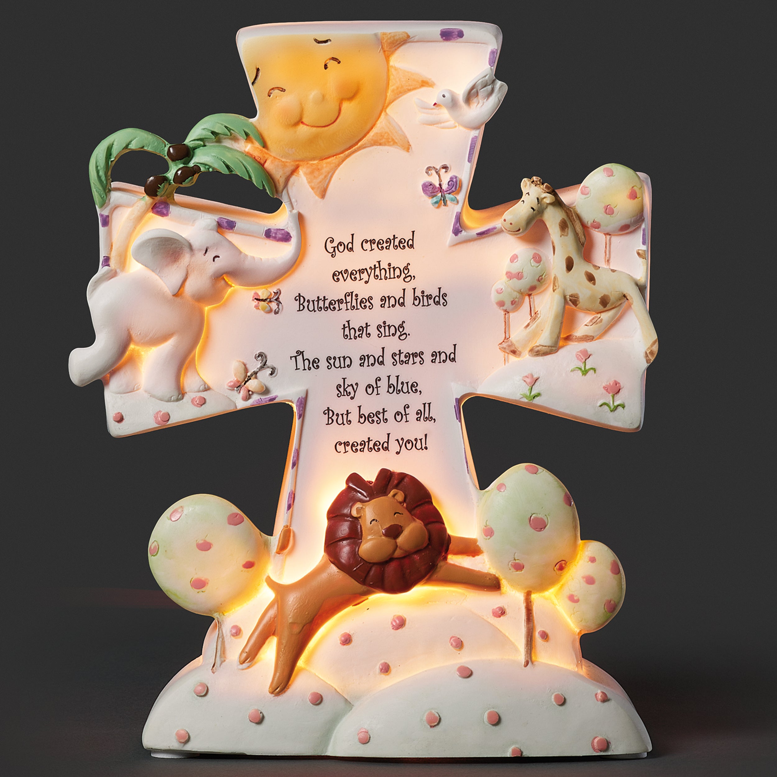 "God Created Everything "Children's Night-Light