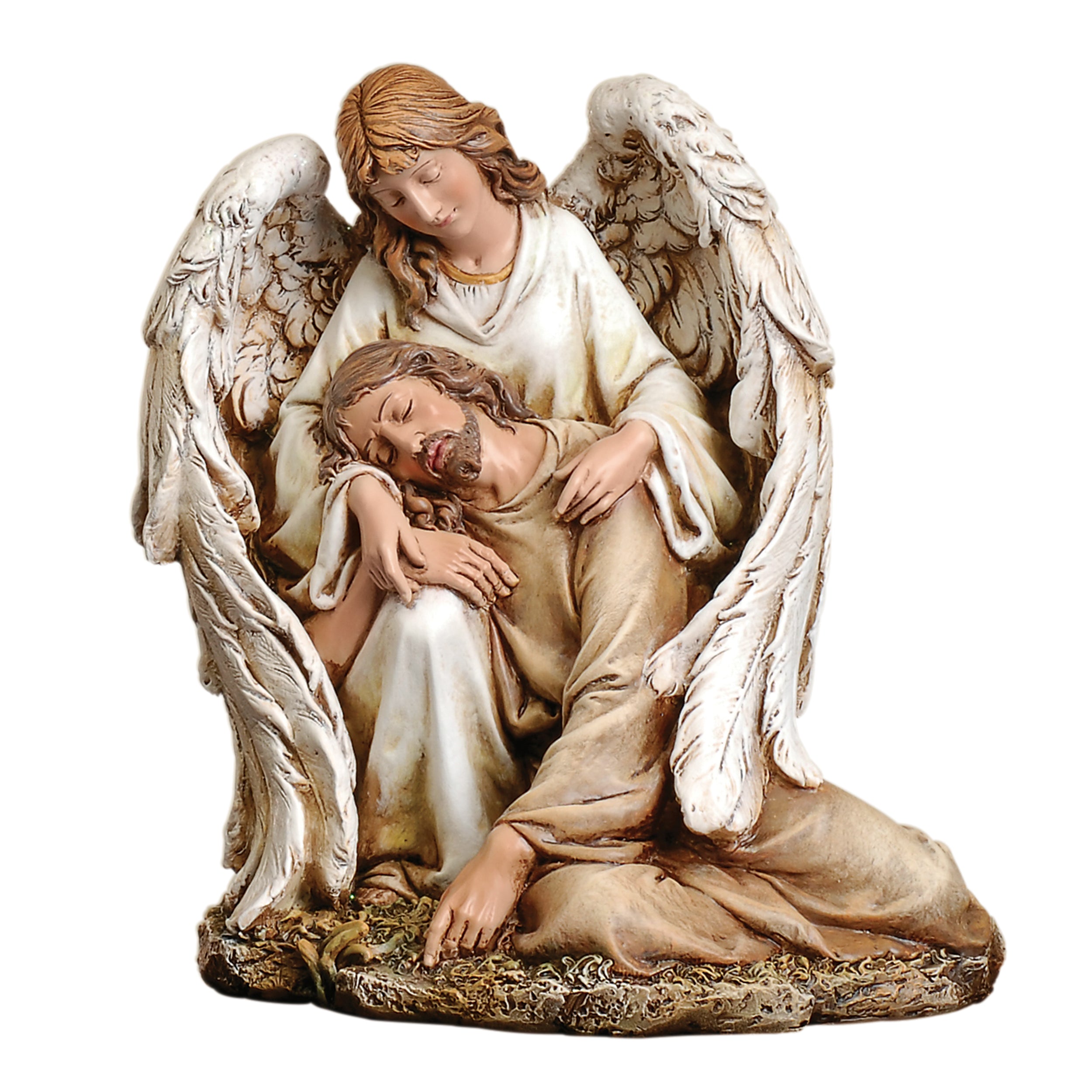 Joseph's Studio Angel with Fallen Christ Figure - Renaissance Collection