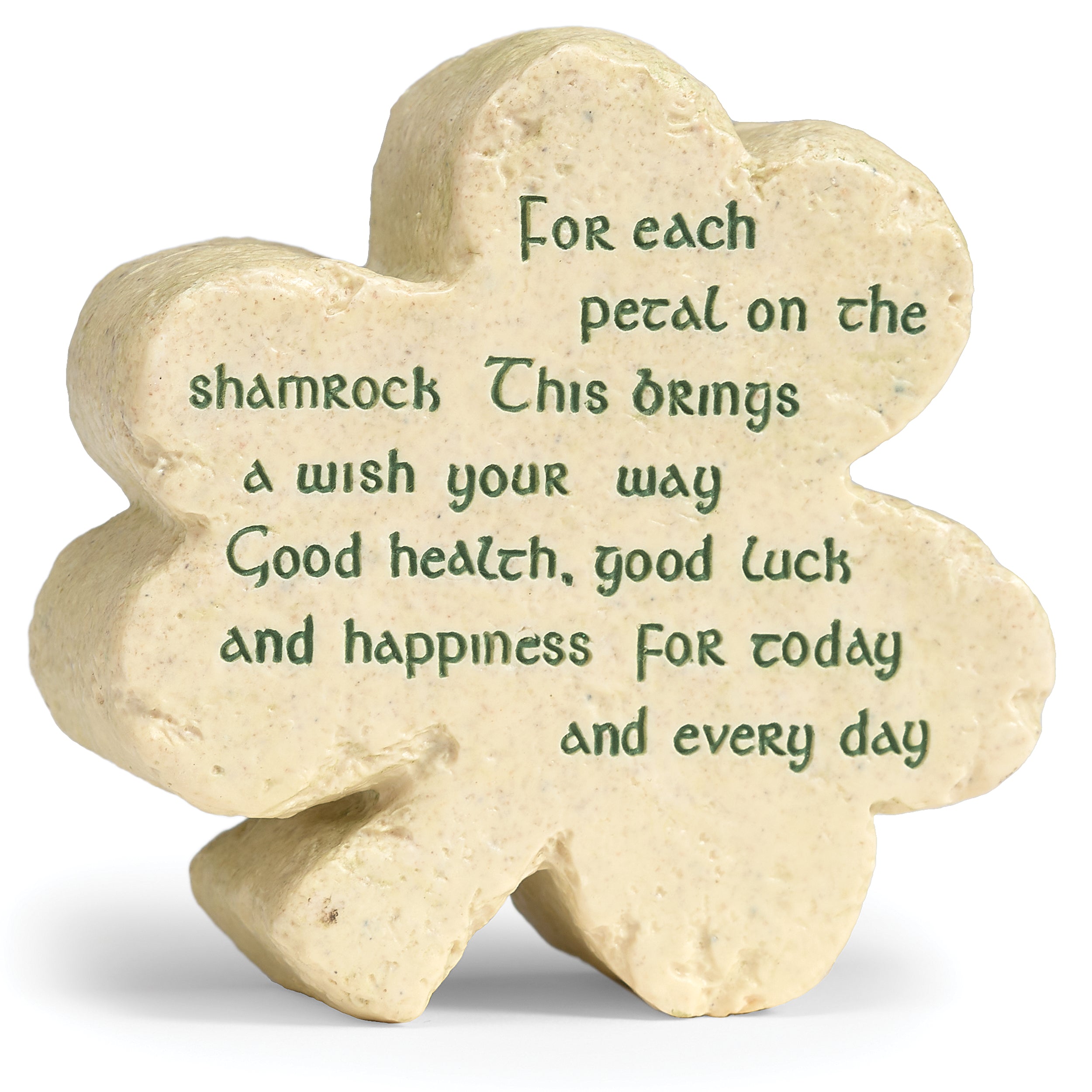 Irish Shamrock Blessing Stone