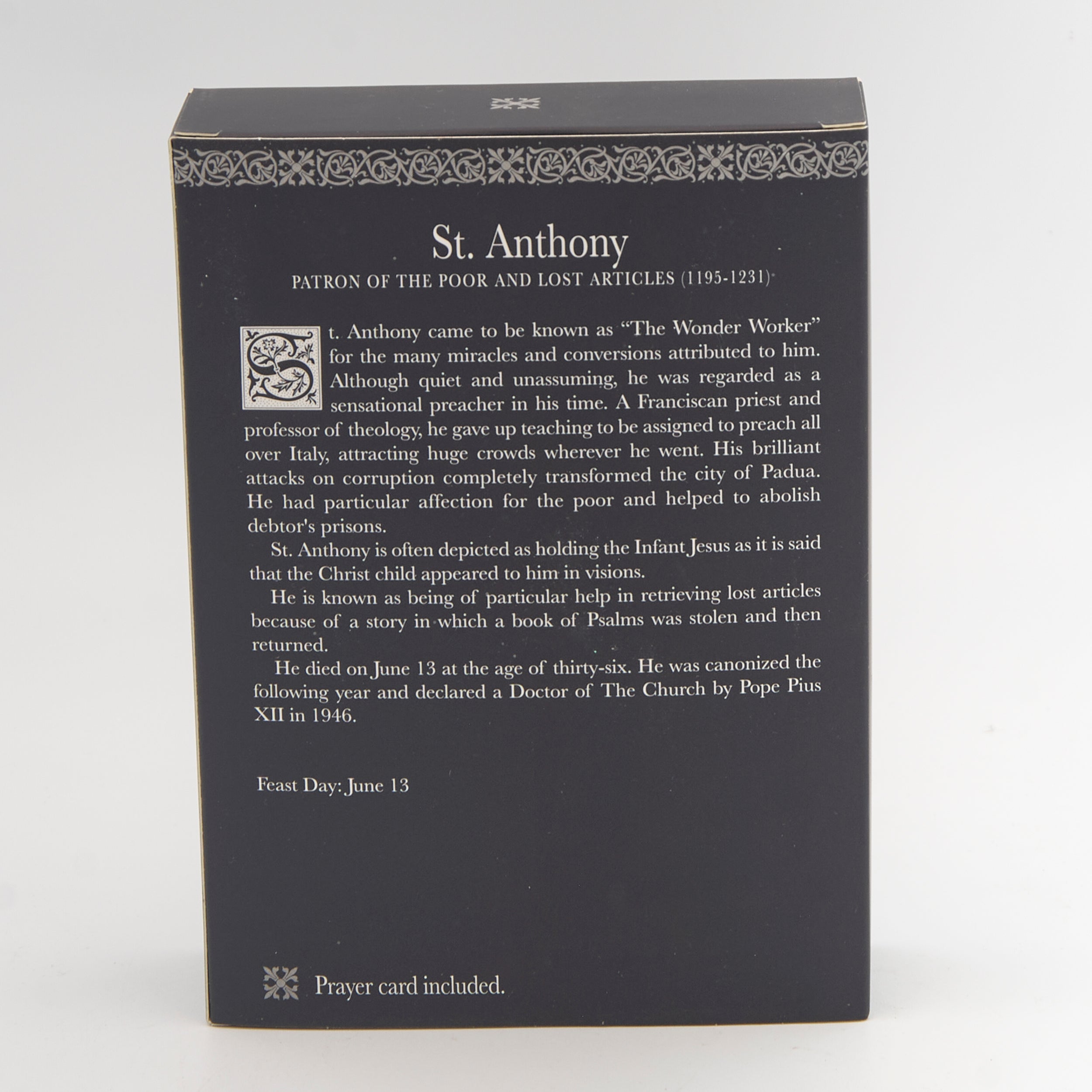 St. Anthony of Padua Figure – Patrons & Protectors