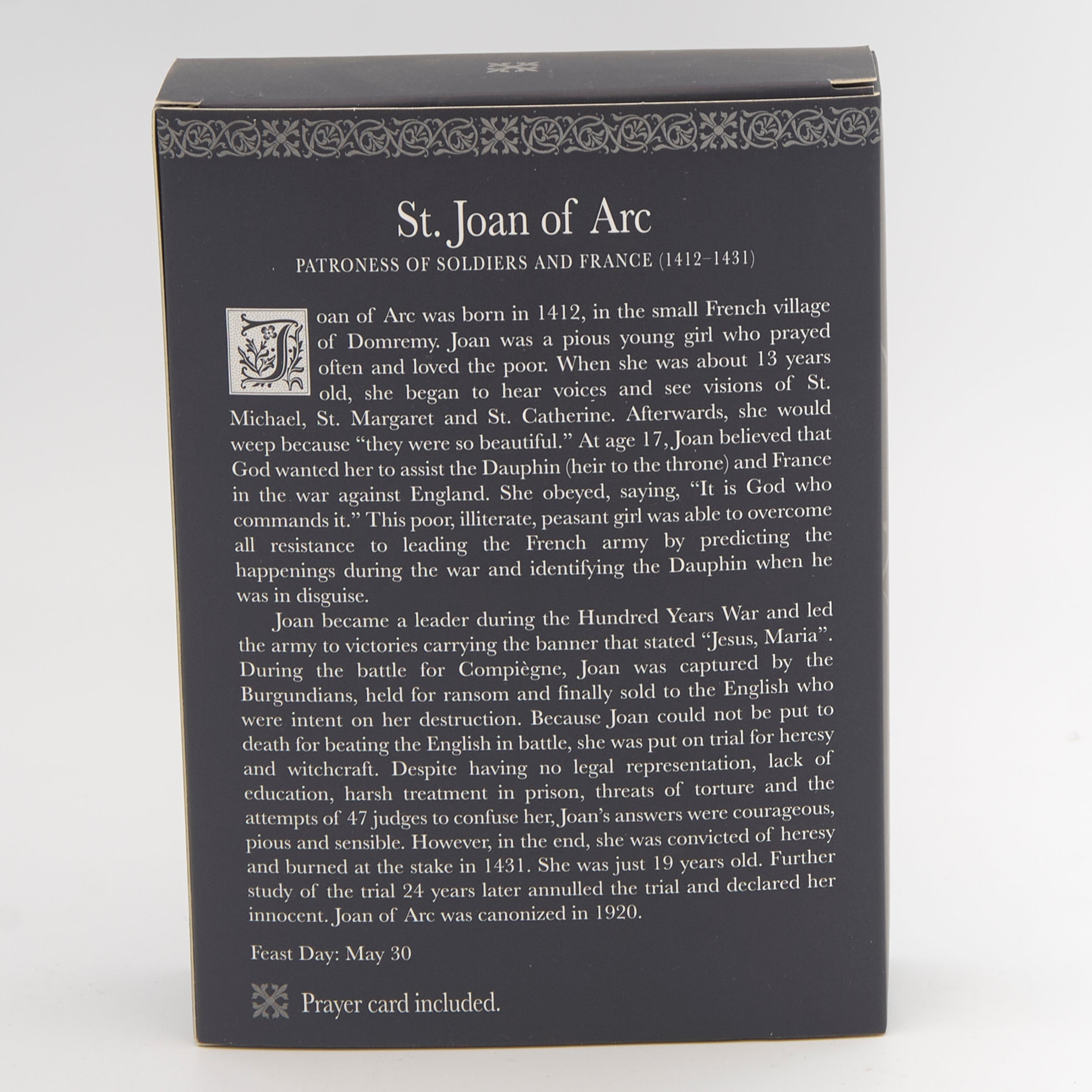 St. Joan of Arc Figure – Patrons & Protectors
