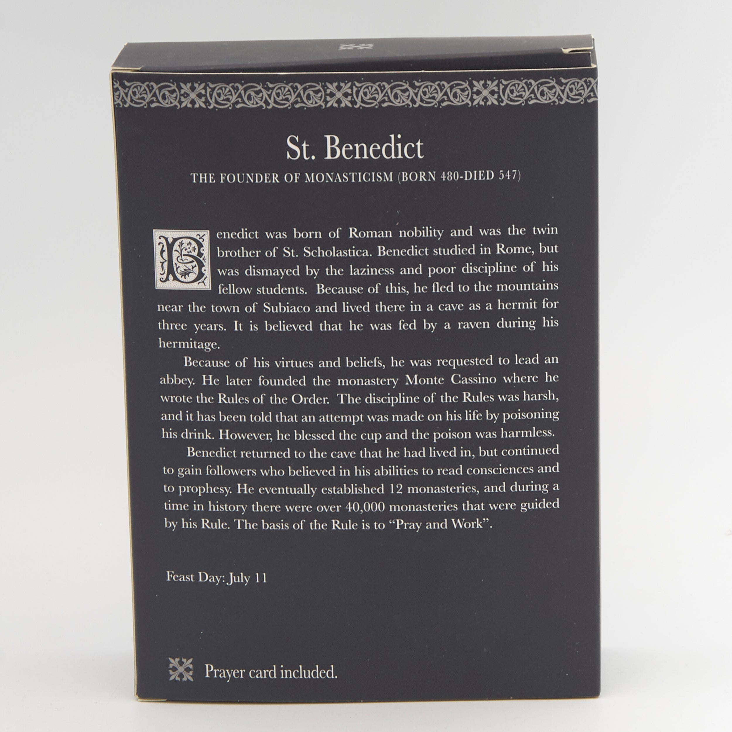 St. Benedict Figure – Patrons & Protectors