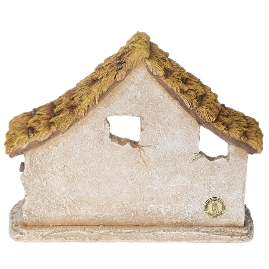 Fontanini Nativity Stable with Thatch Roof - 5" Scale