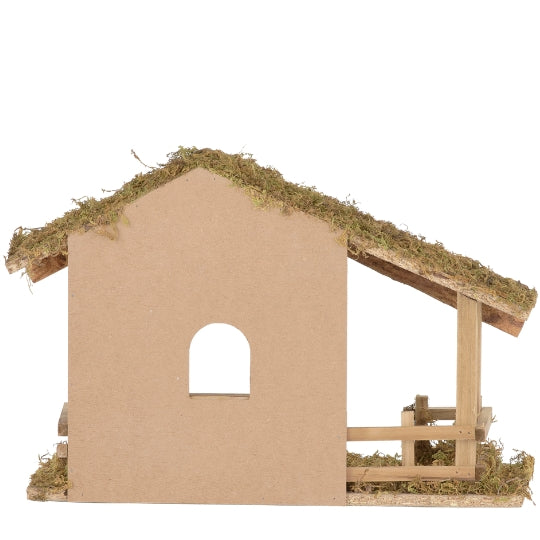 Fontanini Stucco Nativity Stable - 5" Scale