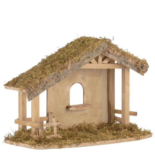 Fontanini Stucco Nativity Stable - 5" Scale