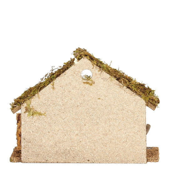 Fontanini Nativity Stable with Moss Wall - 5" Scale