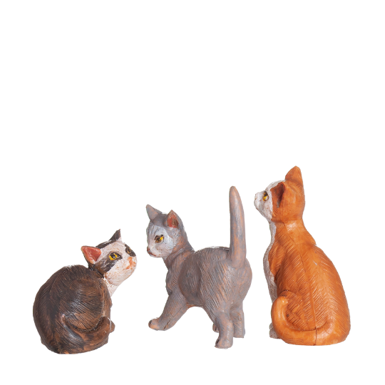 Fontanini Cat Family Set - 5" Scale