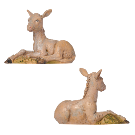Fontanini Donkey Family Set - 5" Scale