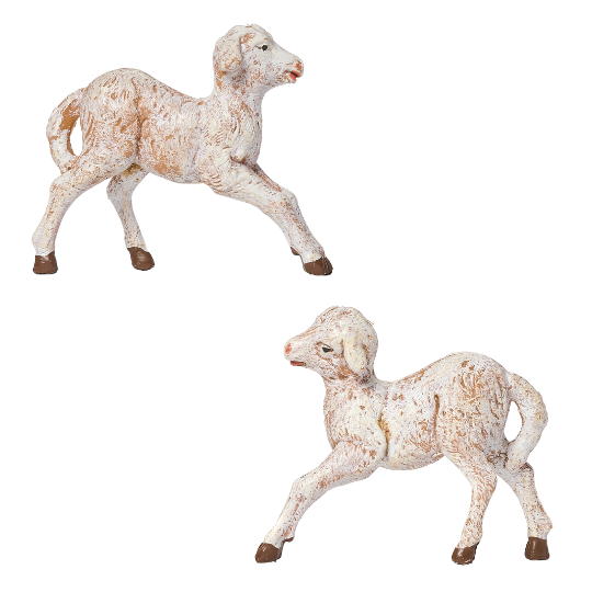 Fontanini White Sheep Family - 5" Scale