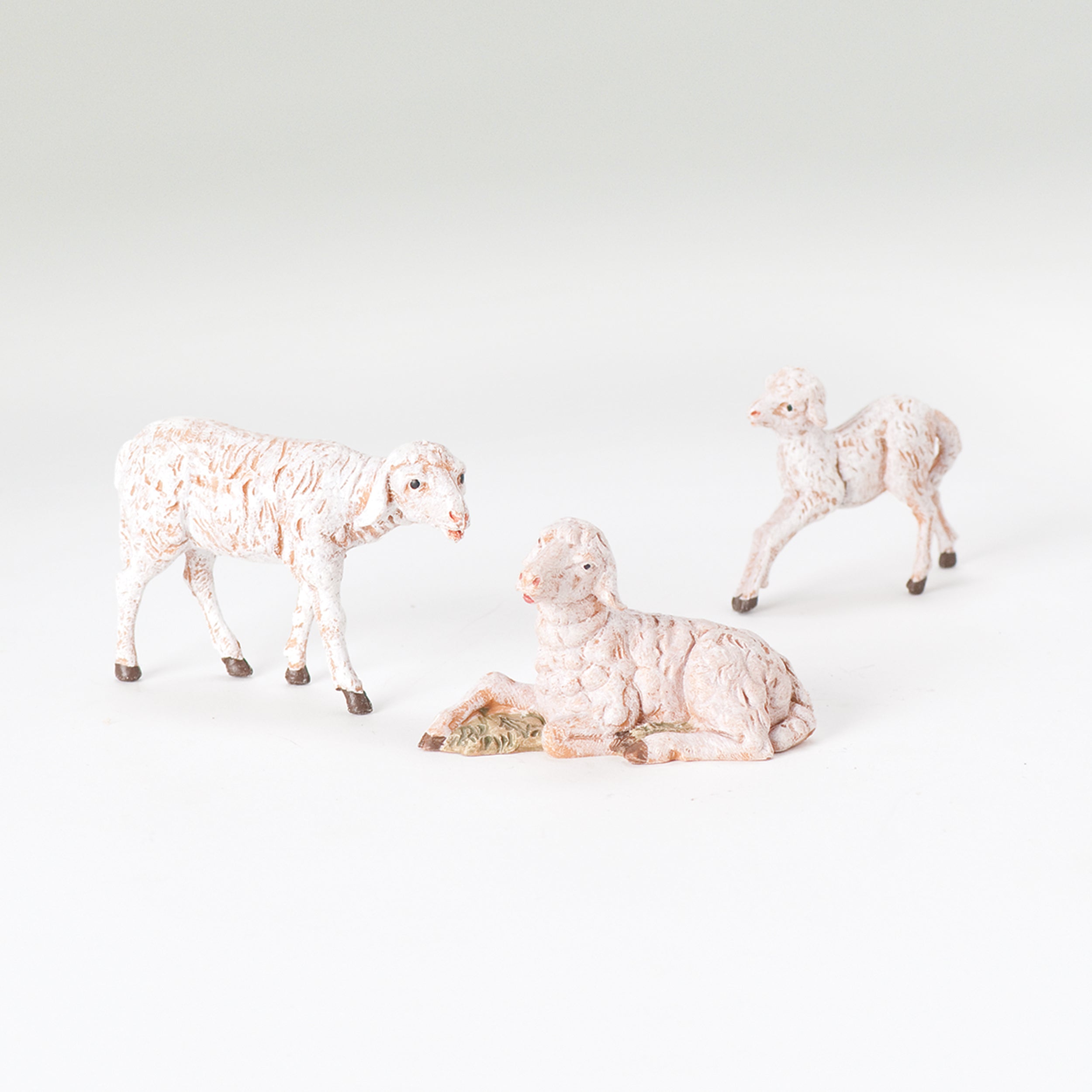 Fontanini White Sheep Family - 5" Scale