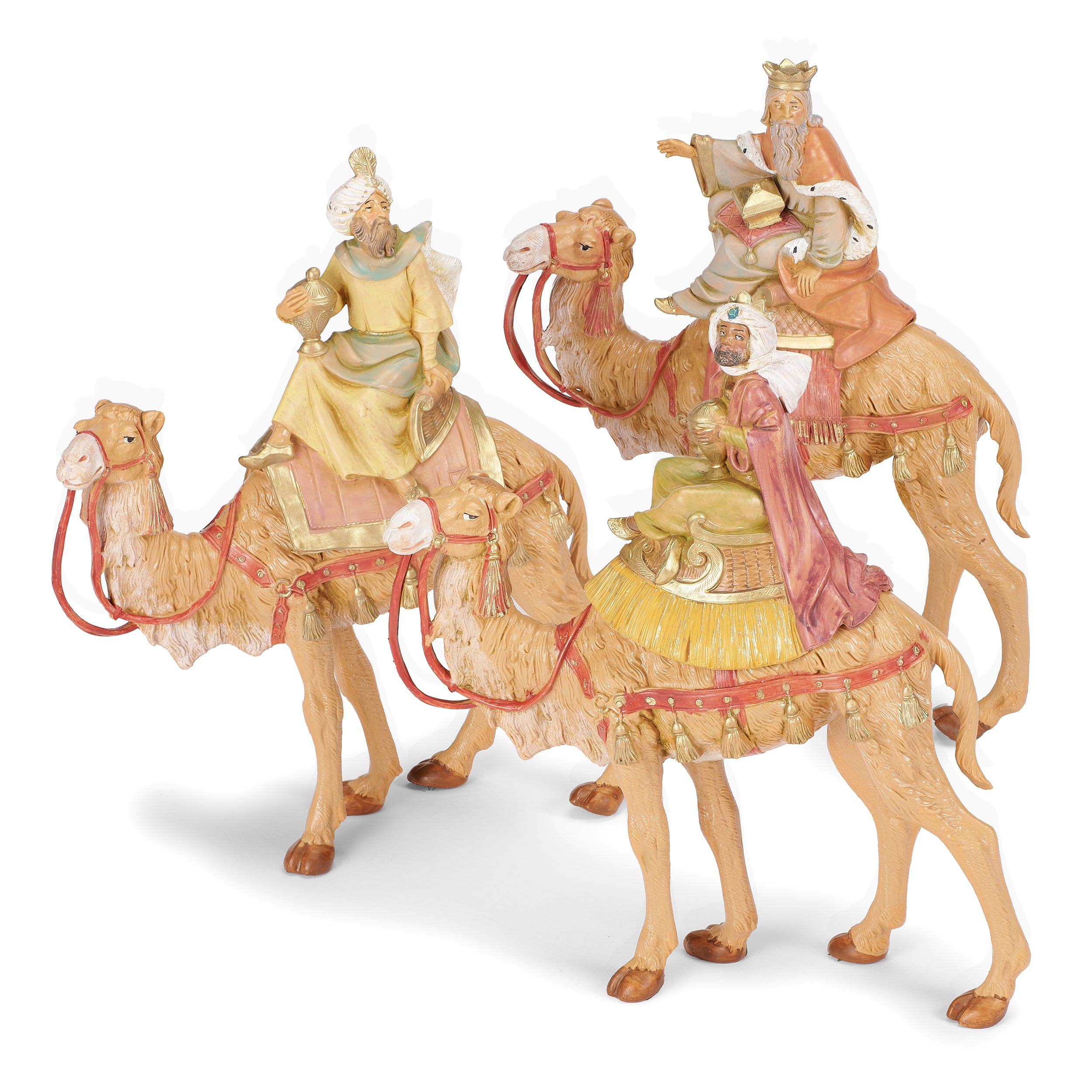 Fontanini Three Kings on Camels - 7.5" Scale