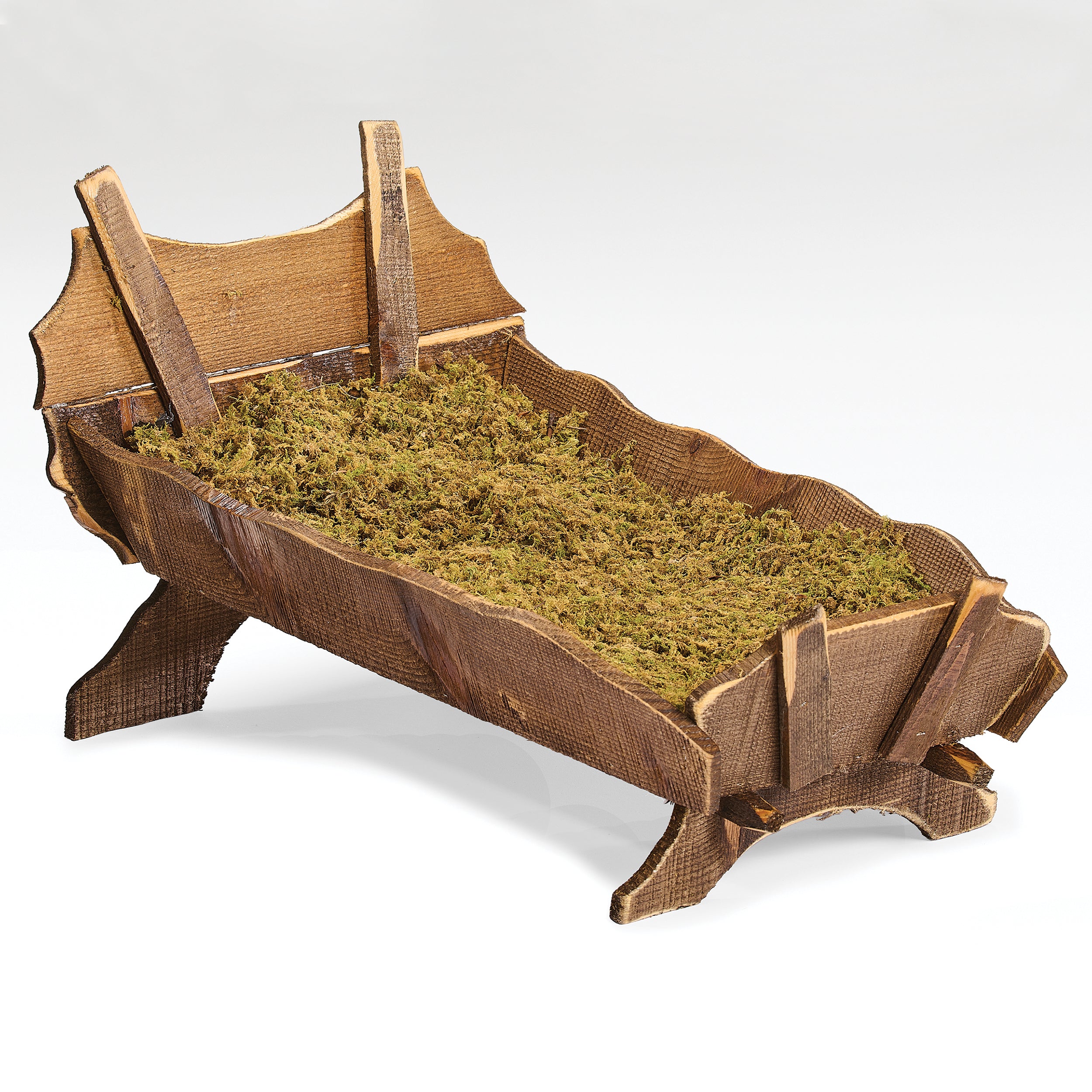 Fontanini Wood Manger - 50" Scale