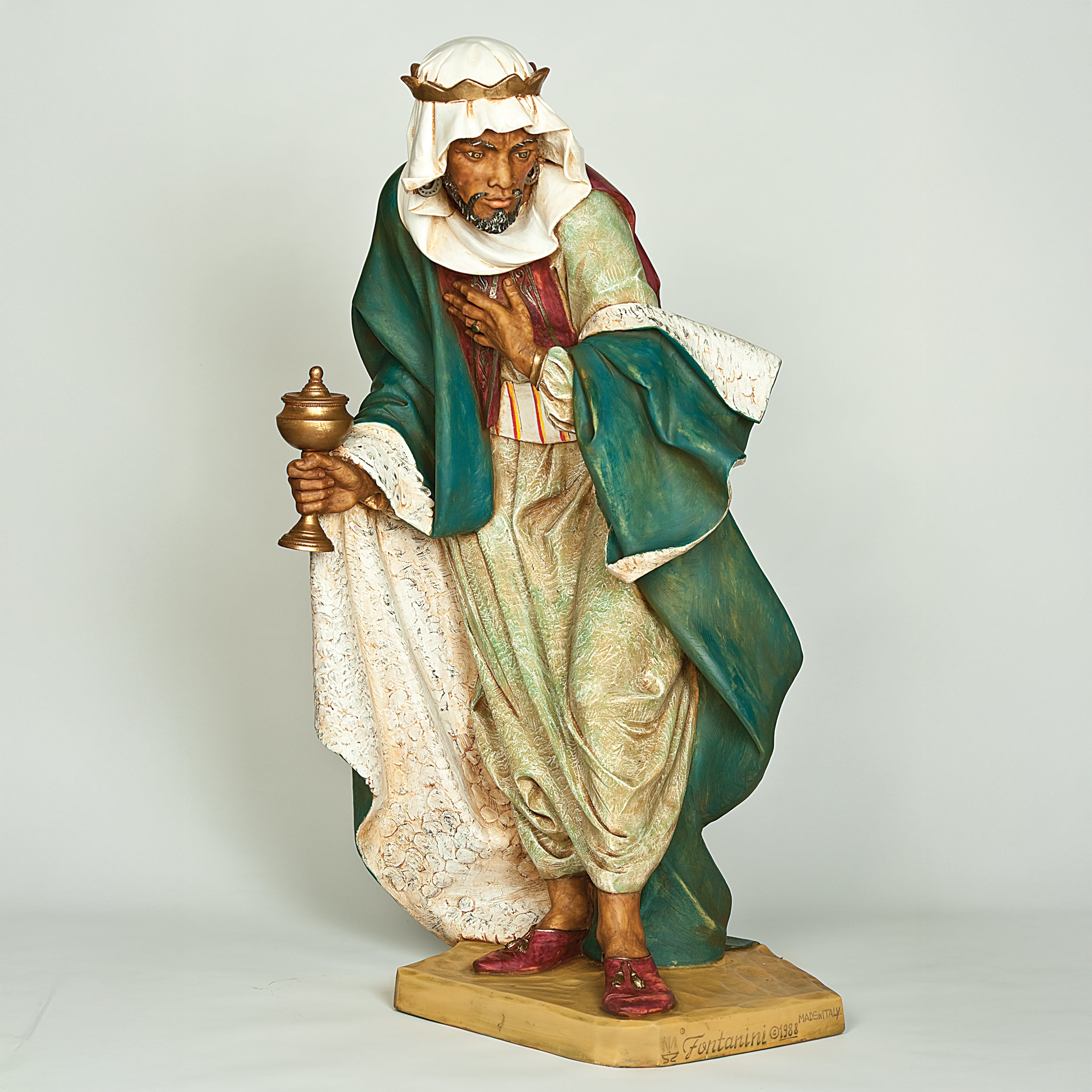 Fontanini King Balthazar Statue - 50" Scale