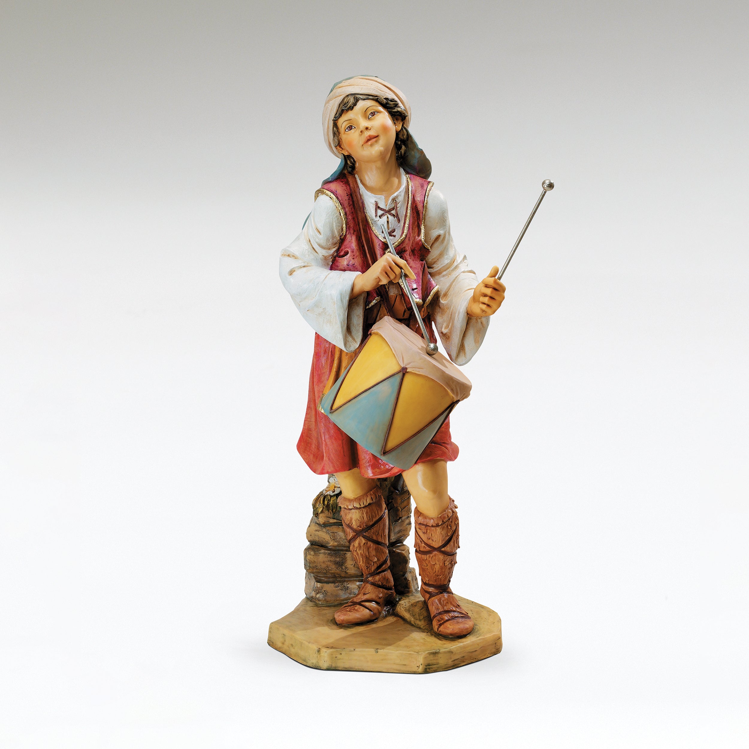 Fontanini Jareth the Drummer Boy Statue - 50" Scale