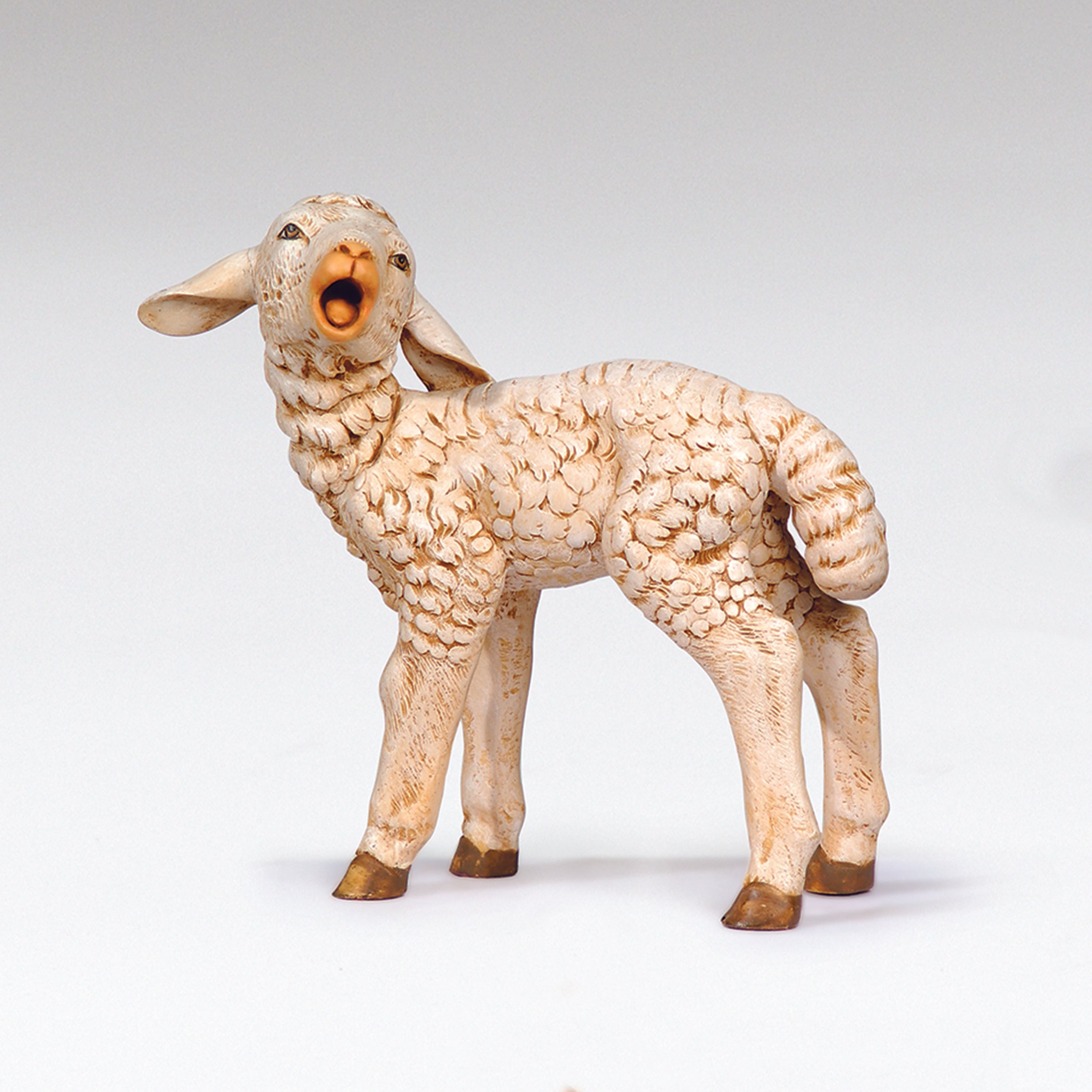 Fontanini Sheep with Head Turned Statue - 50" Scale