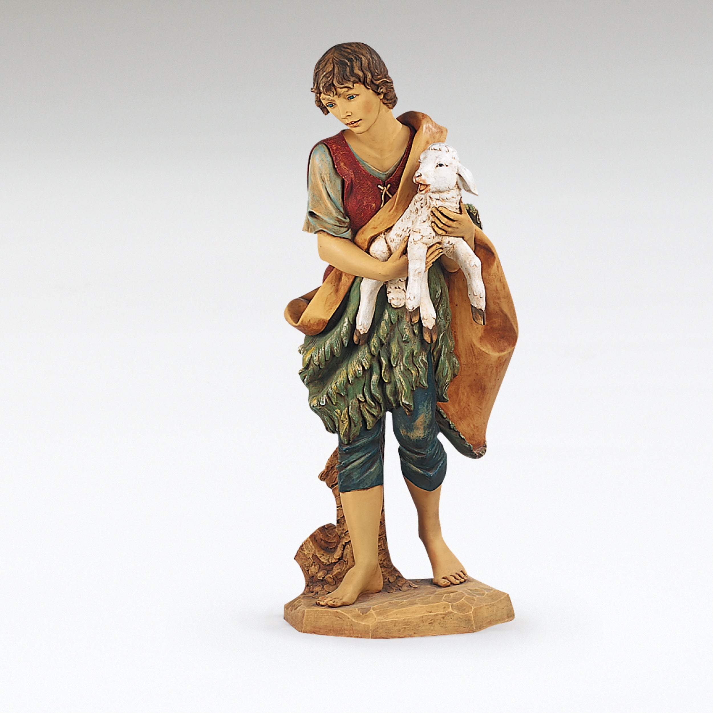 Fontanini Gabriel the Shepherd Statue - 50" Scale