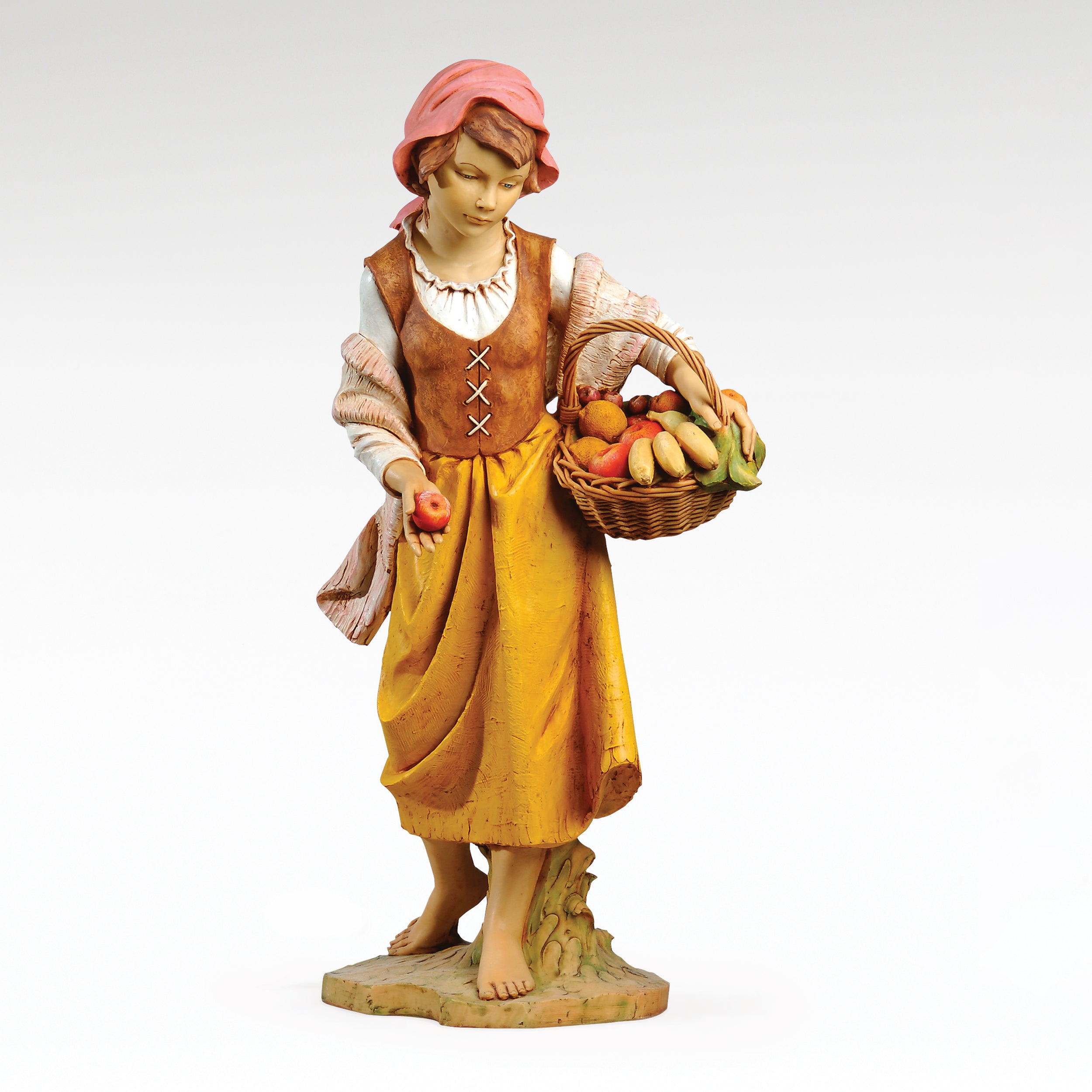 Fontanini Talia the Young Villager Statue - 50" Scale