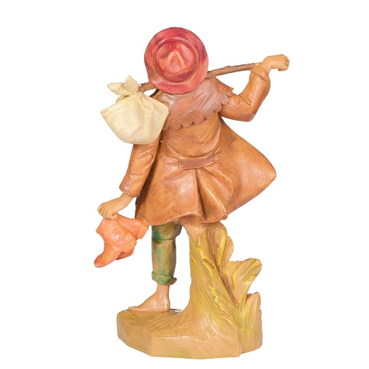 Fontanini Reuben the Traveling Shepherd - 5" Scale
