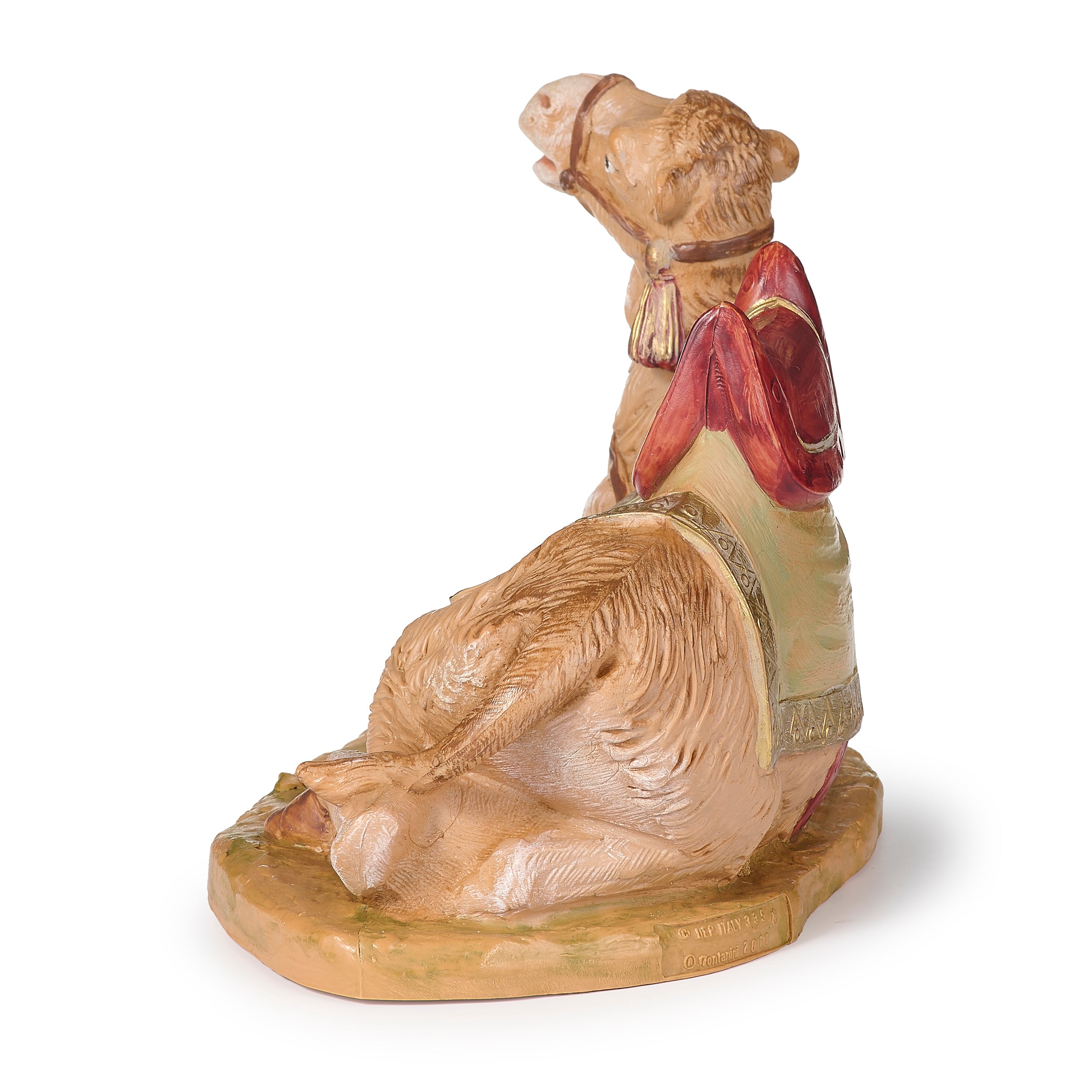 Fontanini Seated Camel with Blanket & Saddle - 7.5" Scale