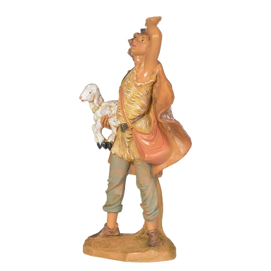 Fontanini Micah with Lamb - 7.5" Scale