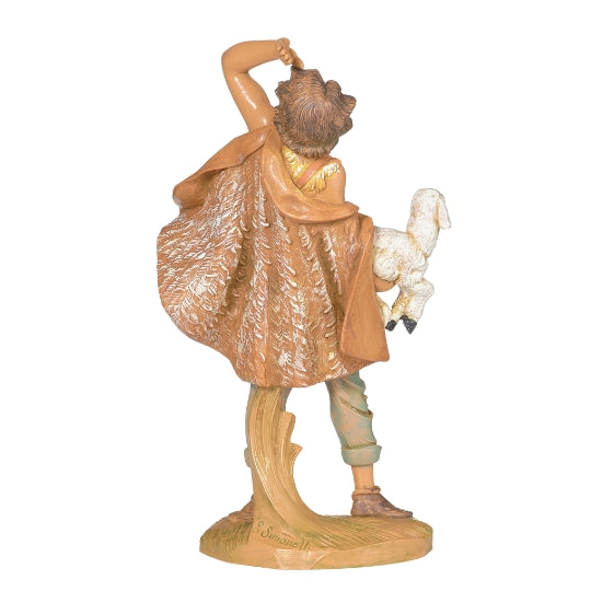 Fontanini Micah with Lamb - 7.5" Scale