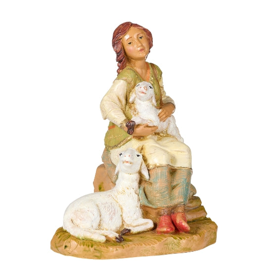Fontanini Nahome the Shepherdess - 5" Scale
