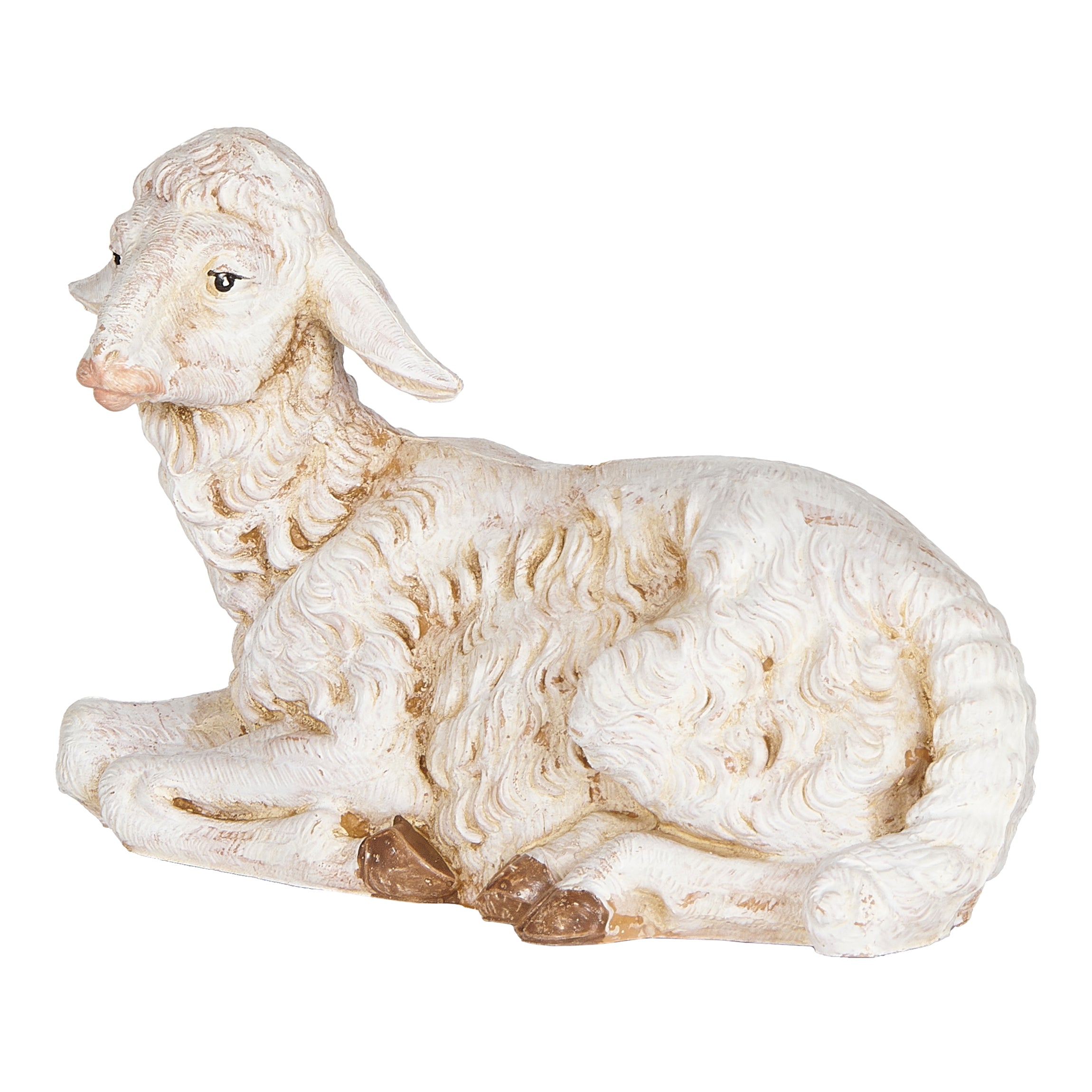 Fontanini Seated White Sheep - 12" Scale