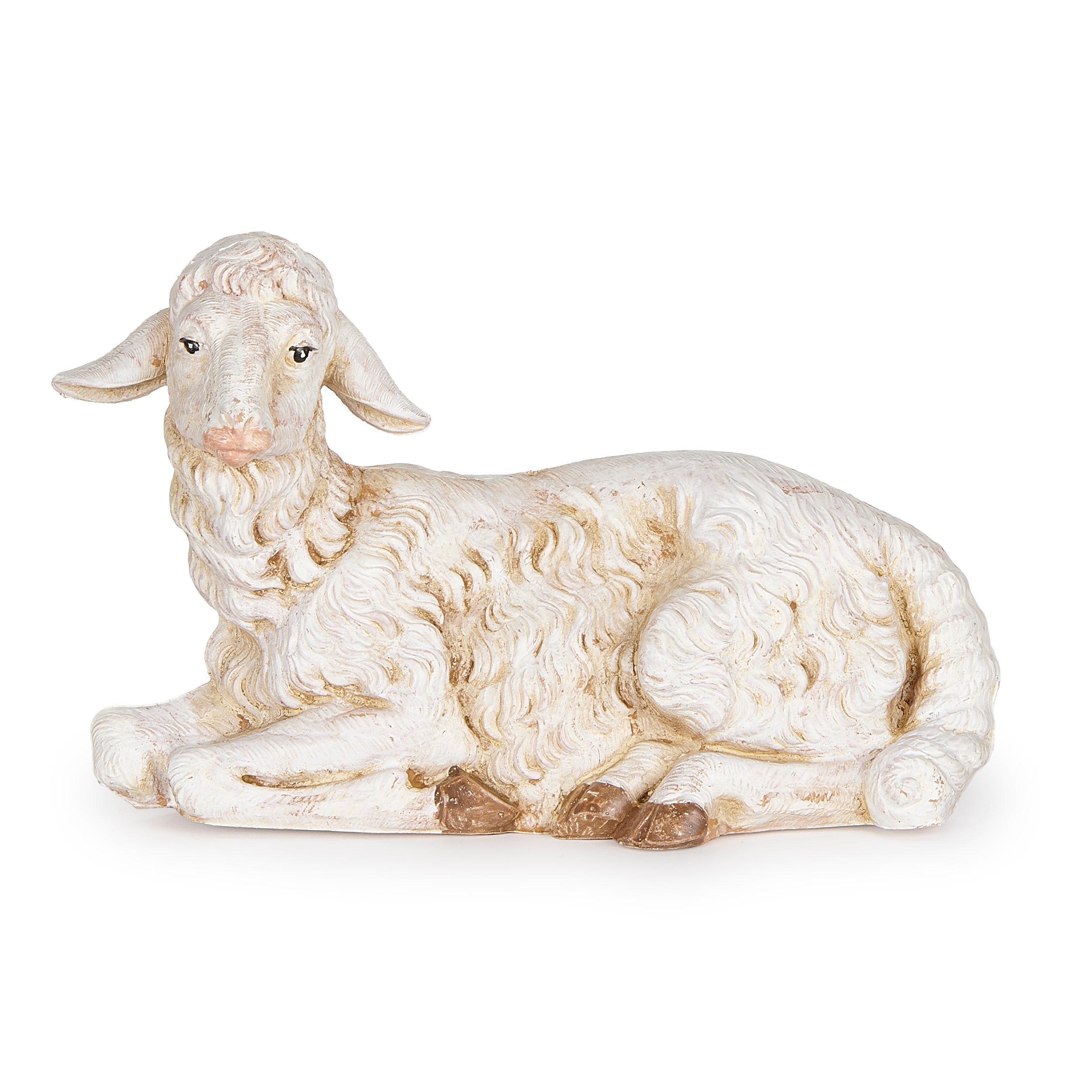 Fontanini Seated White Sheep - 12" Scale