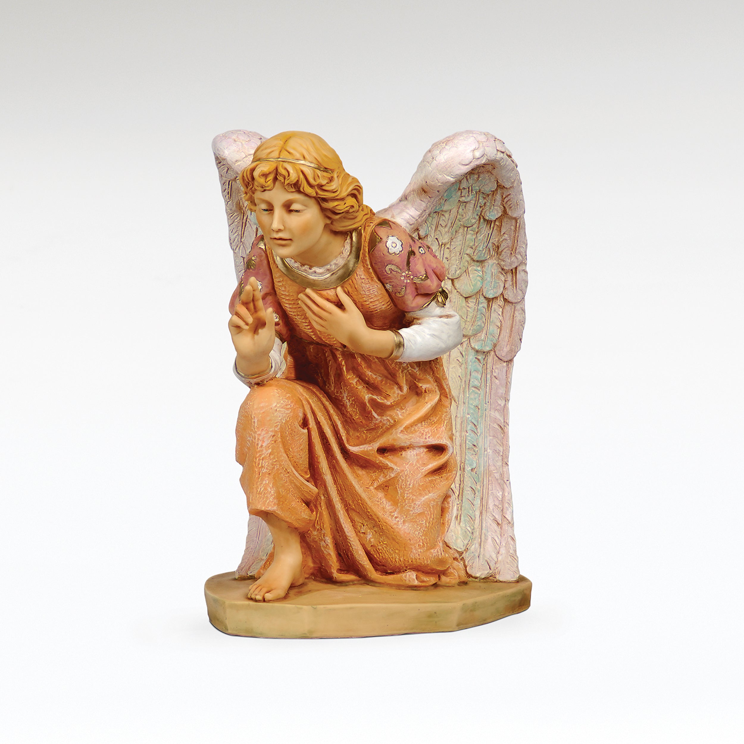 Fontanini Kneeling Angel Statue - 27" Scale