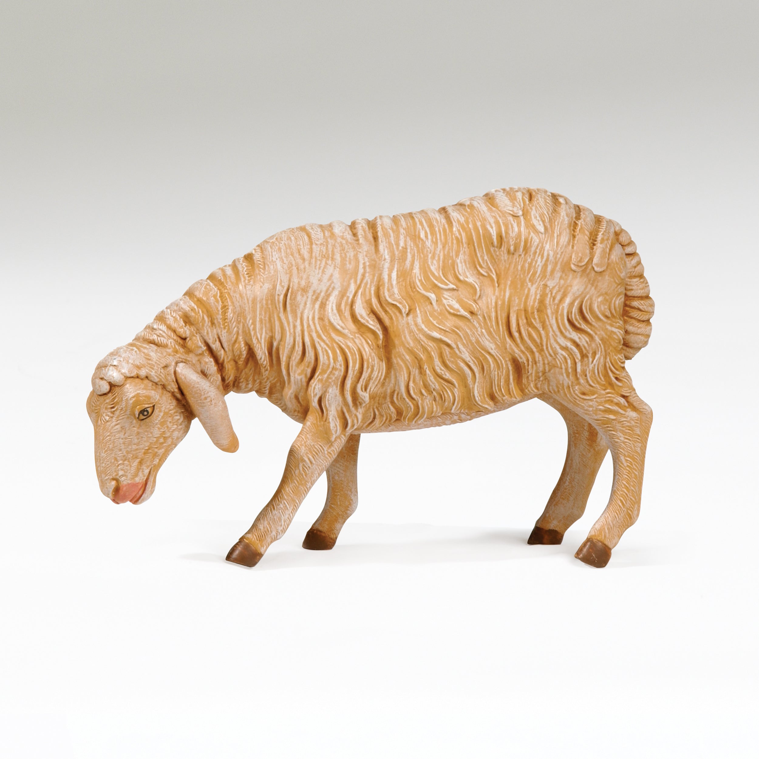 Fontanini Standing Brown Sheep Statue - 27" Scale
