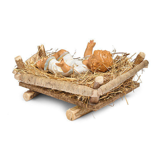 Fontanini Baby Jesus Figure in Manger 2-PC Set - 20" Scale