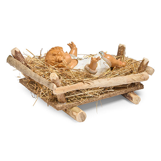 Fontanini Baby Jesus Figure in Manger 2-PC Set - 20" Scale