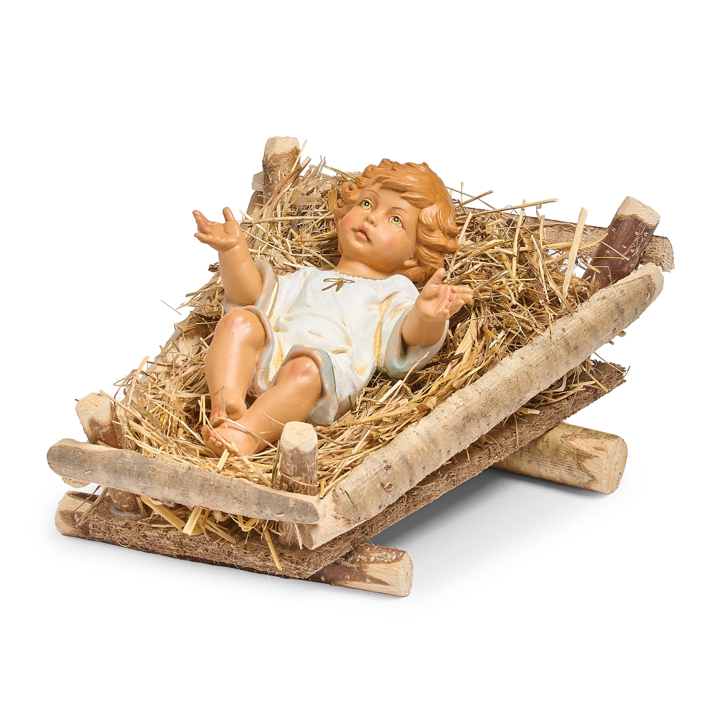 Fontanini Baby Jesus Figure in Manger 2-PC Set - 20" Scale