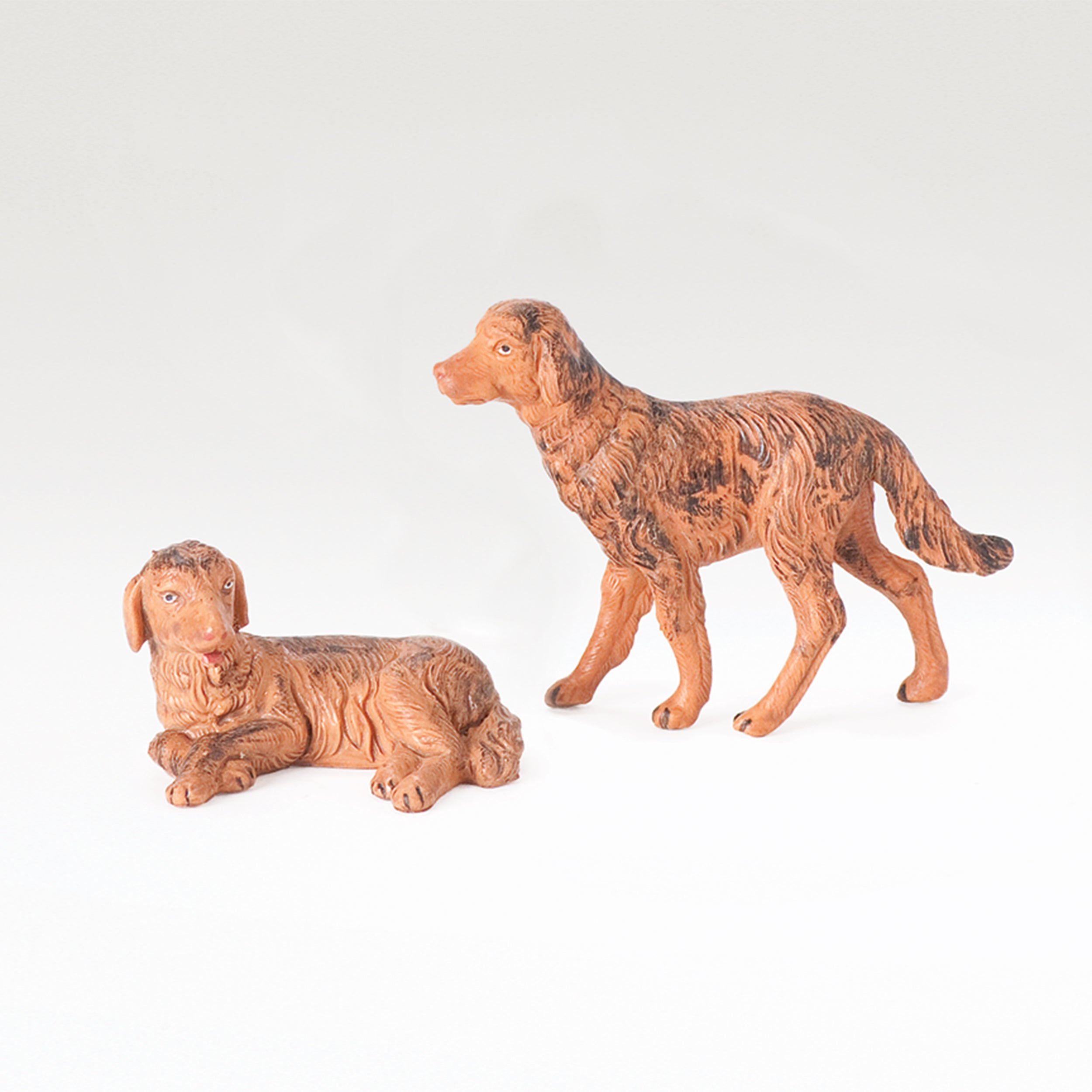 Fontanini Pair of Dogs - 5" Scale