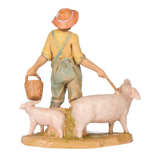 Fontanini Jedediah the Pig Farmer - 5" Scale
