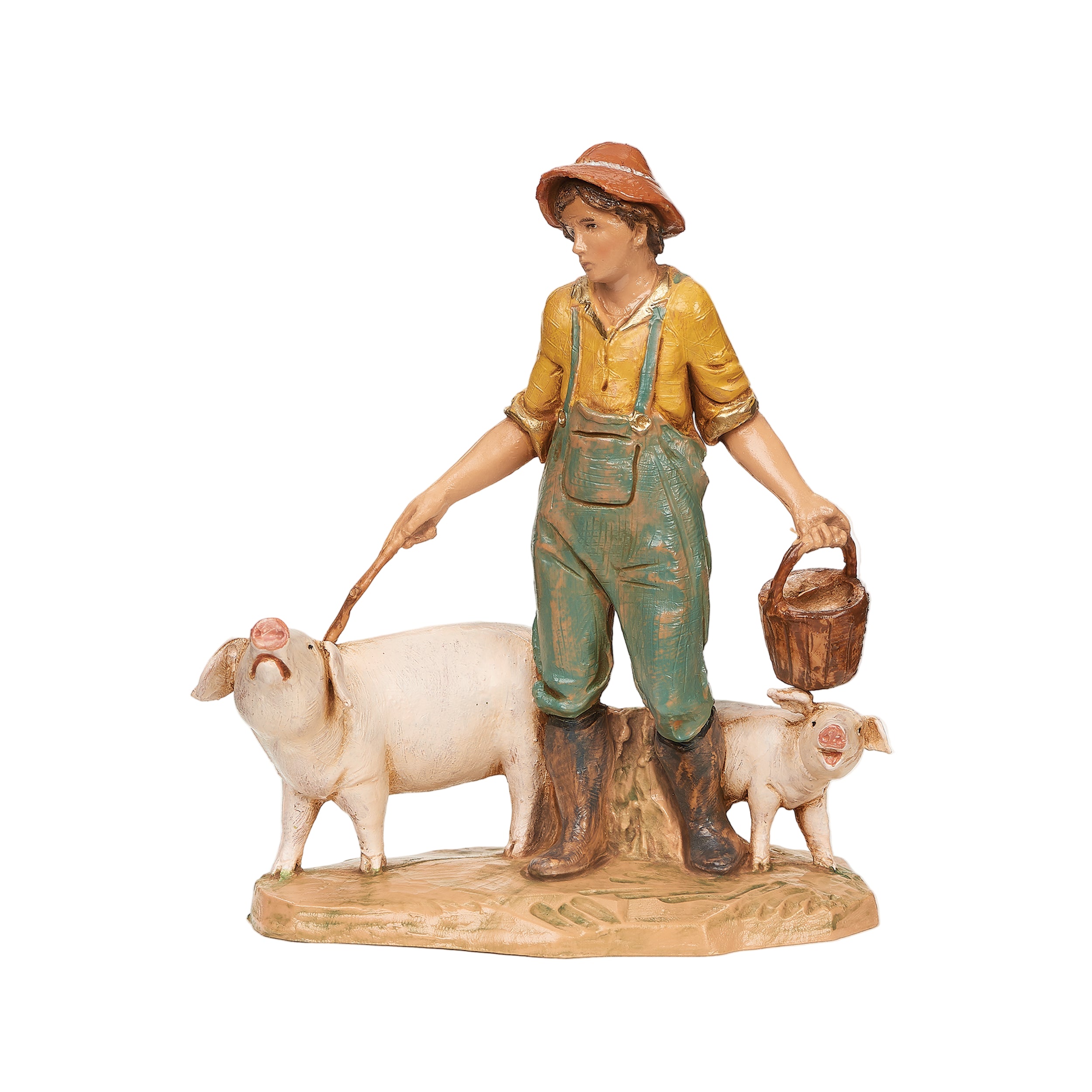 Fontanini Jedediah the Pig Farmer - 5" Scale