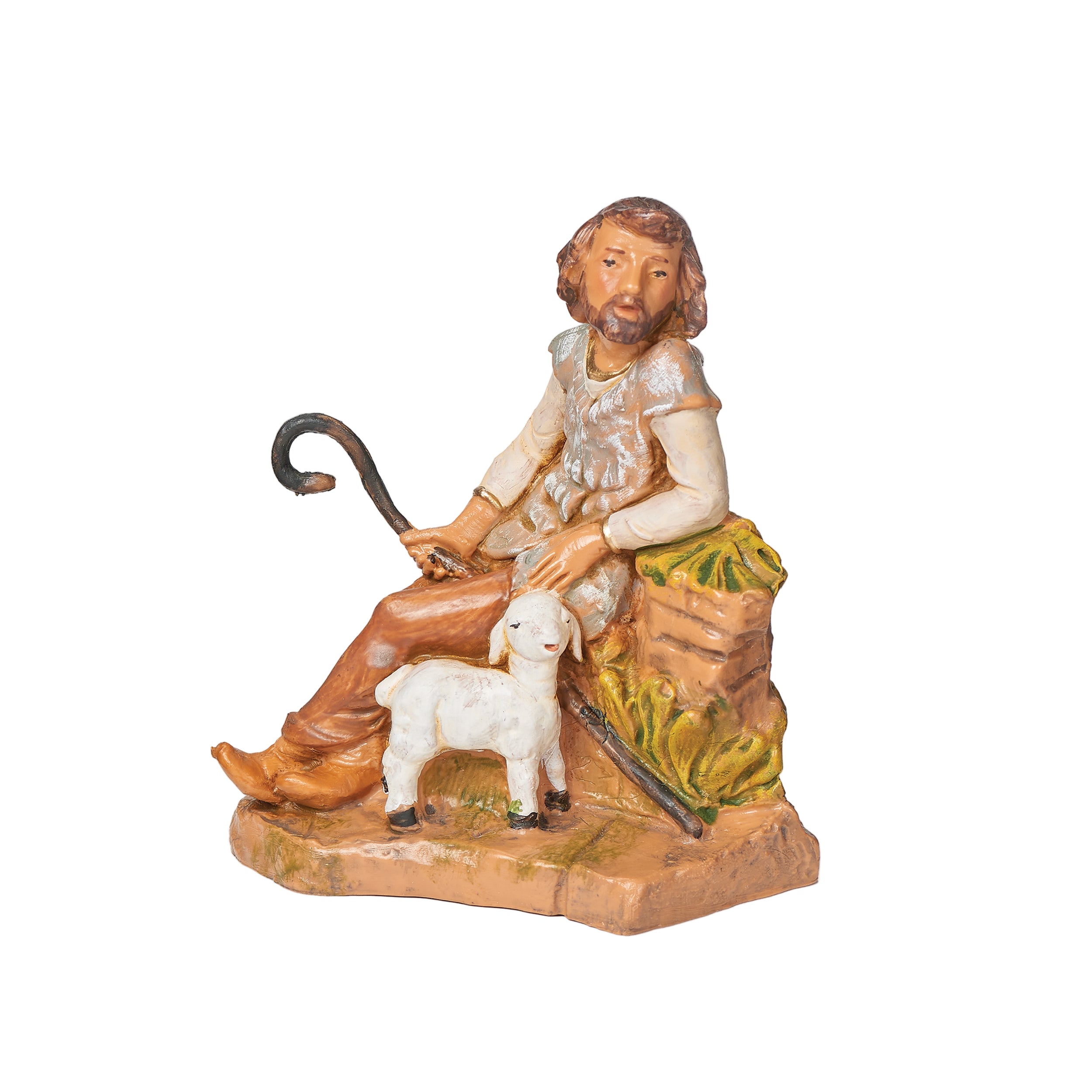 Fontanini Callum the Sitting Shepherd - 5" Scale