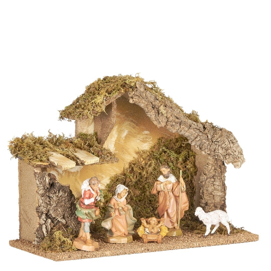 Fontanini 5-PC Nativity Set with Italian Stable - 5" Scale